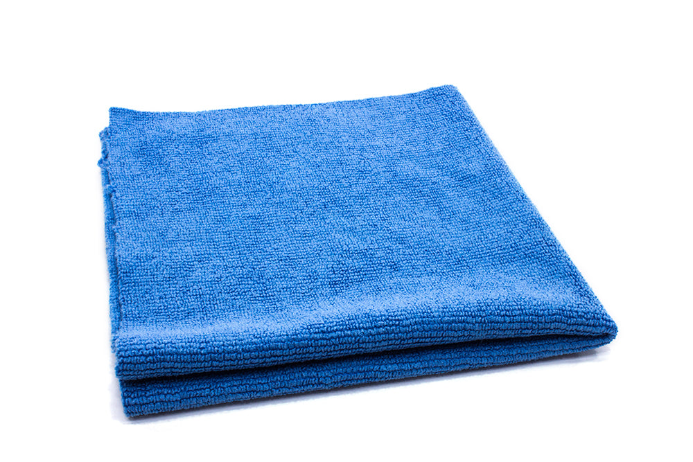 Edgeless Pearl Weave Microfiber Towel (400 gsm, 16 in. x 16 in.)<br><b>Color::</b> Blue