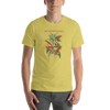 Short-Sleeve Unisex T-Shirt with printed Columnea erythrophaea