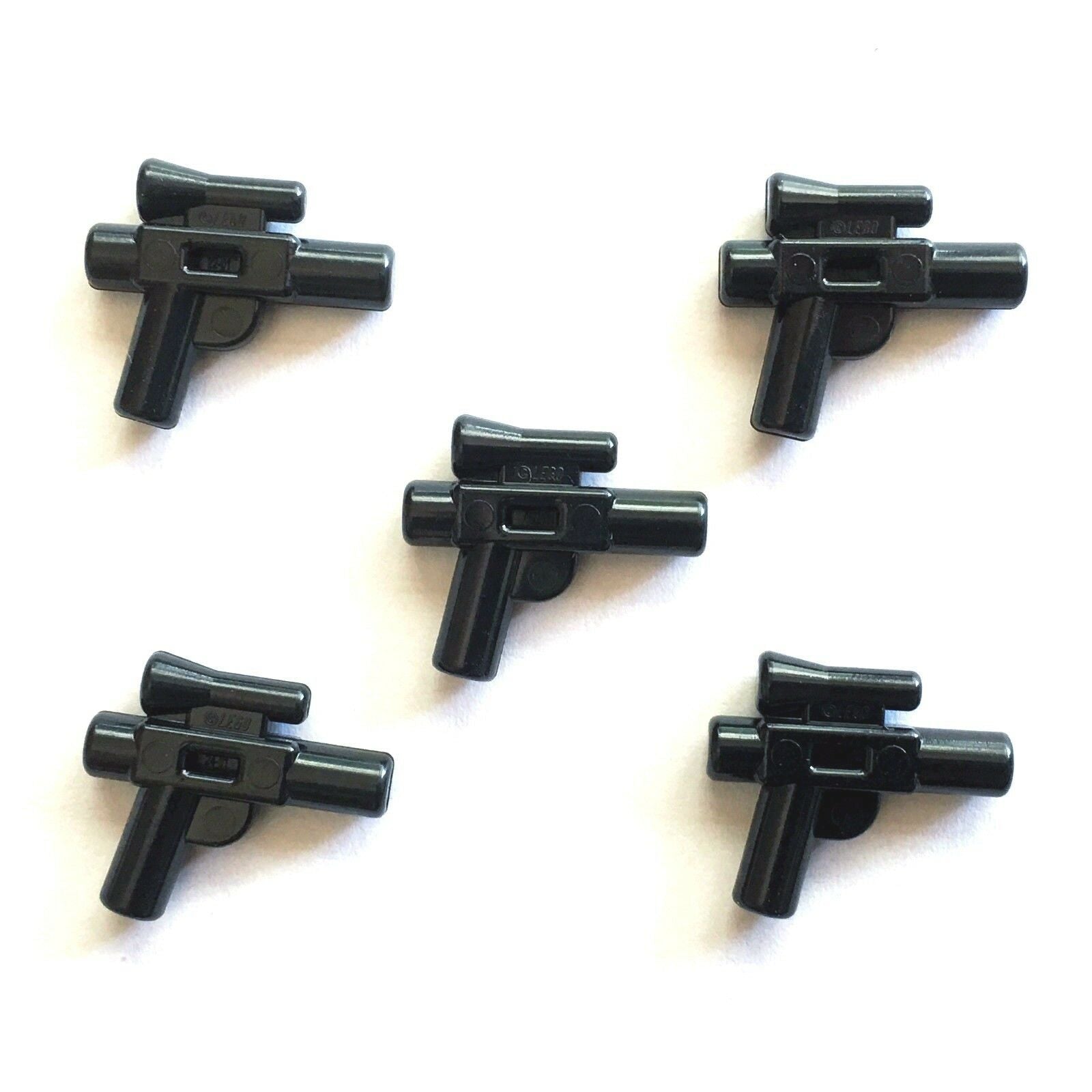 5 x Pirates LEGO Reddish Brown Flintlock Pistol Gun Minifigure Weapon