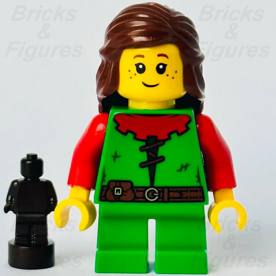 LEGO Forestwoman Castle Forestmen Minifigure with Sword & Shield 4