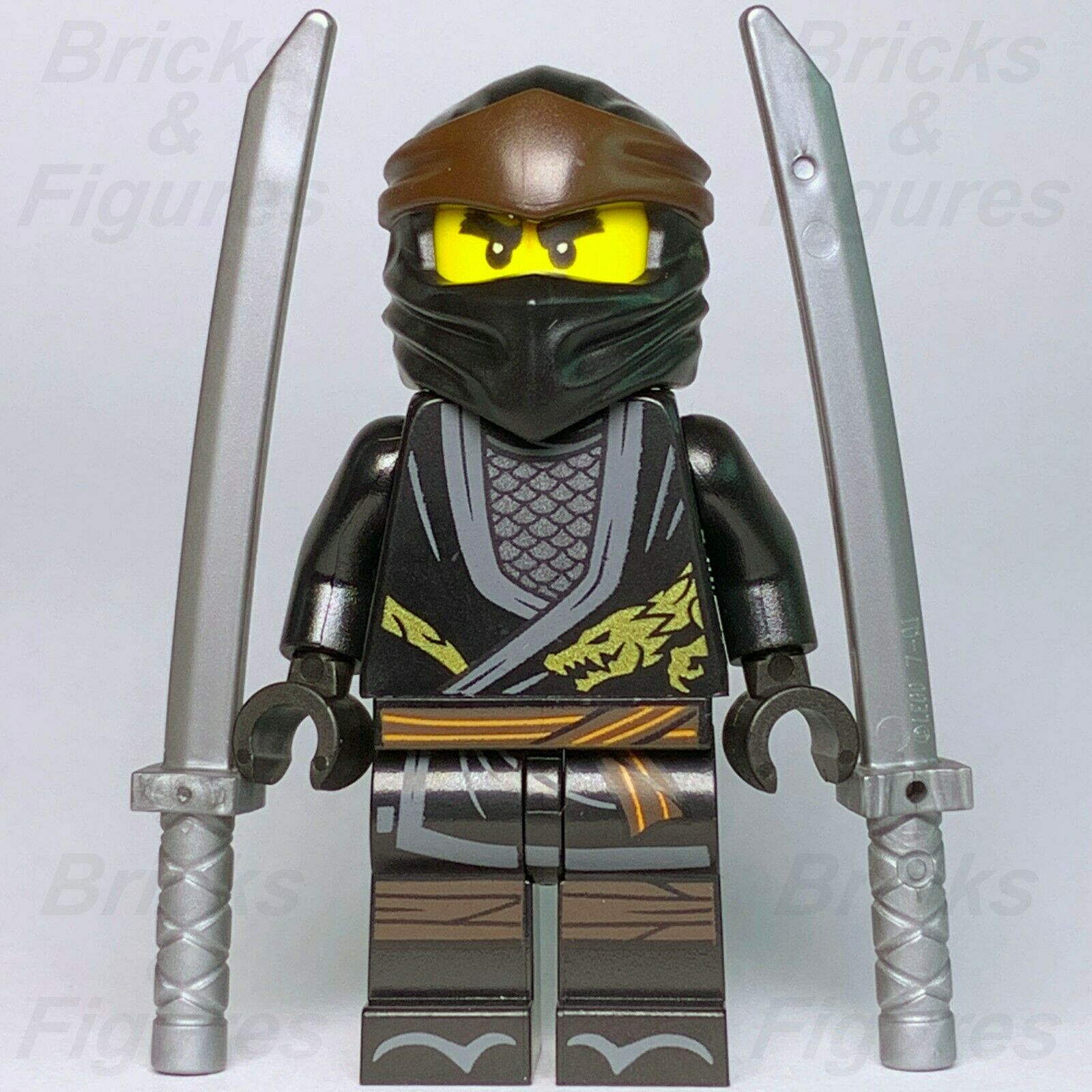 New Ninjago LEGO Cole Day of the Departed Black Ninja Minifigure 89172