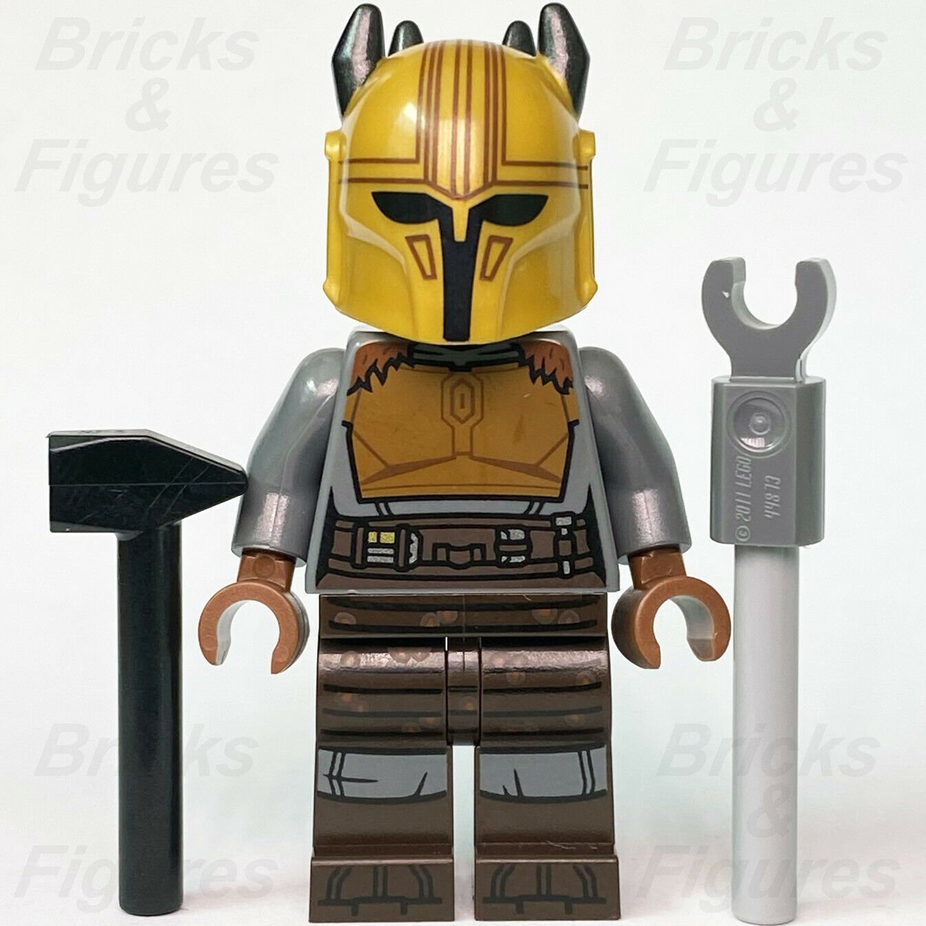 LEGO Mandalorian & Grogu, HAIR Custom Darksaber SILVER 75325 Din Djarin  WEAPONS!