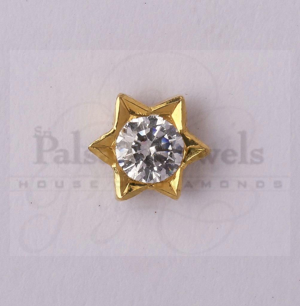 Surya Flower Gold Nose Pin – PalsaniJewels.com