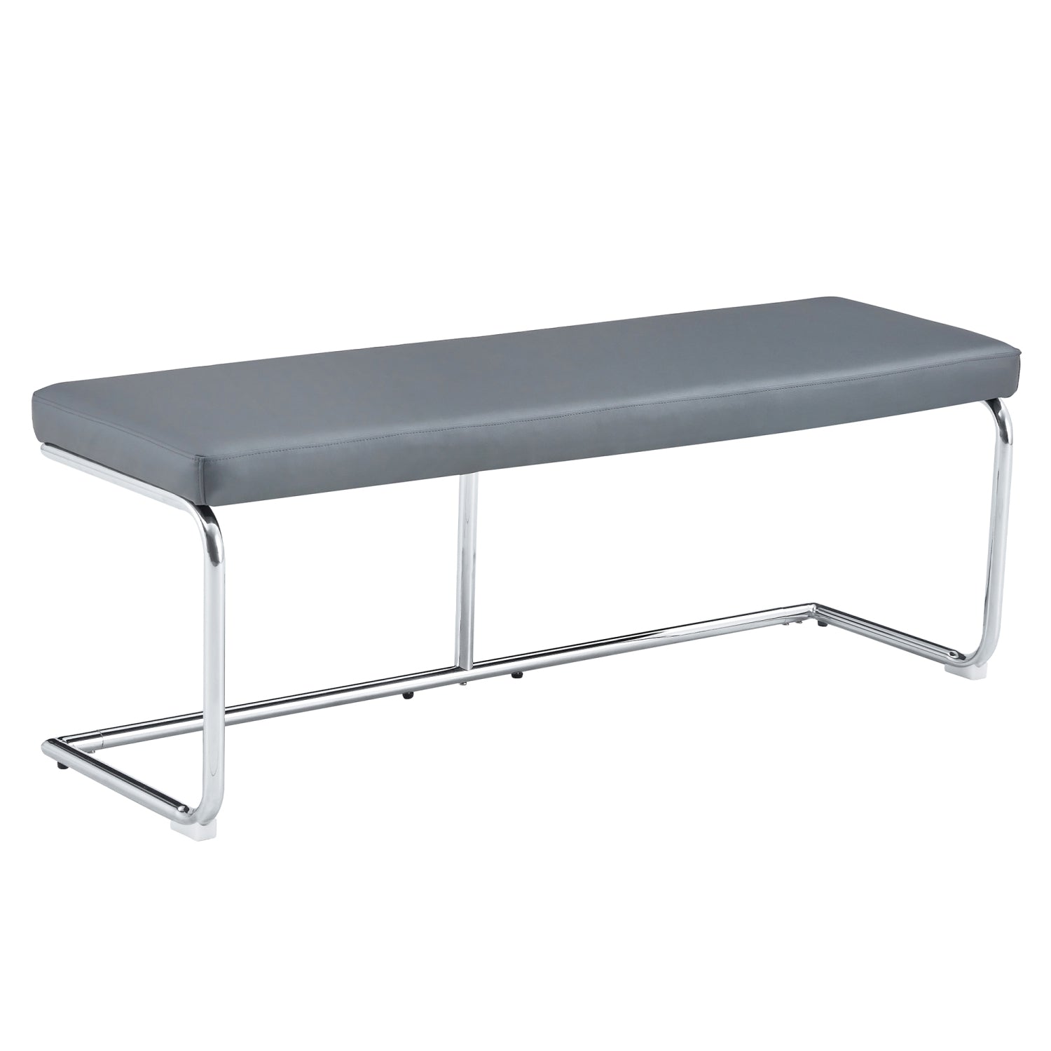 Streamdale Contemporary Faux Leather Bench for Entryway, Bed, or Dining