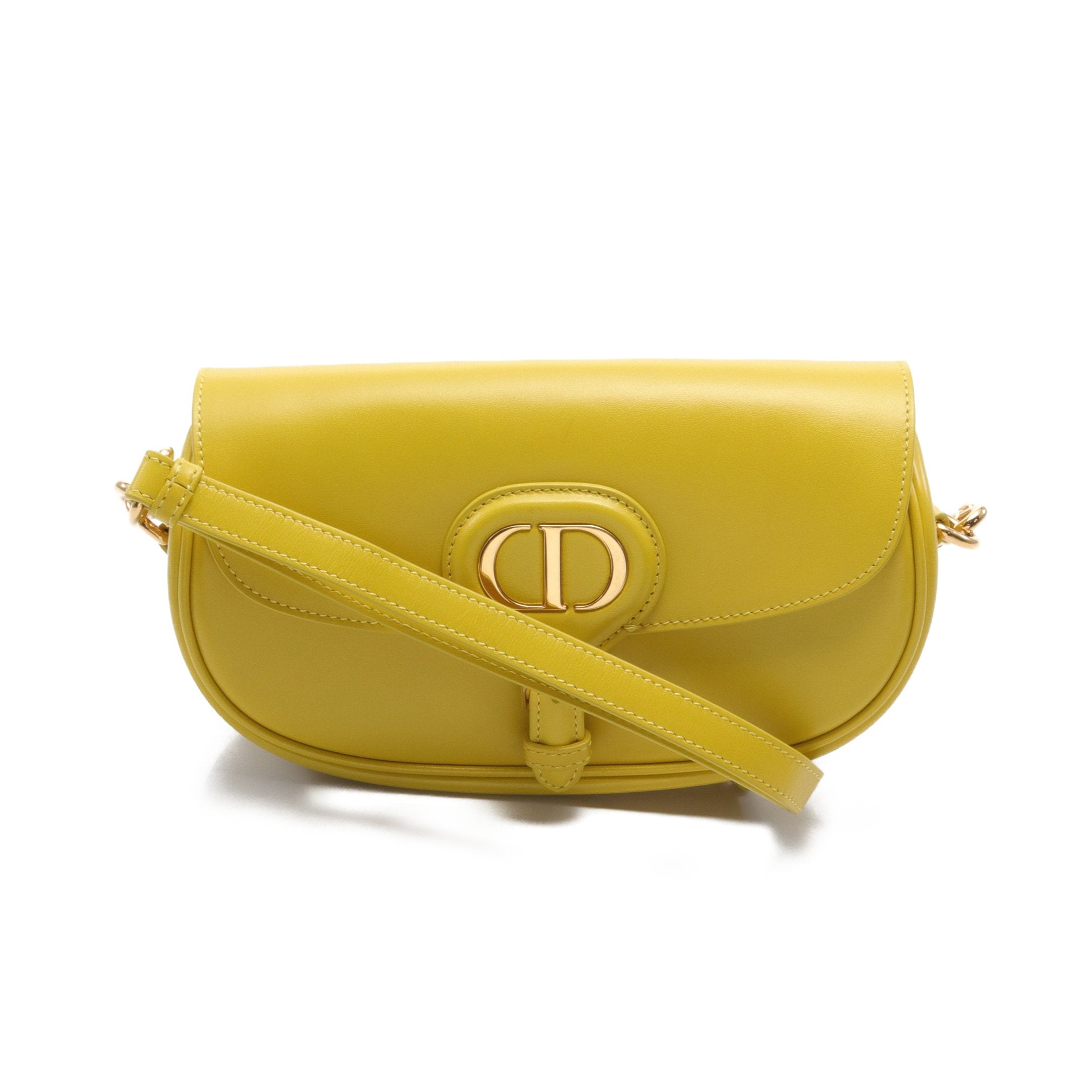 Dior Bobby East-west Bag Shoulder Bag Leather Yellow