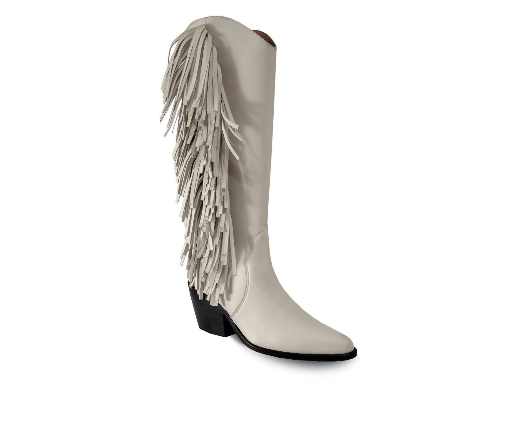 Shop Bala Di Gala Women's Knee-high Premium Leather Ely Boots In White