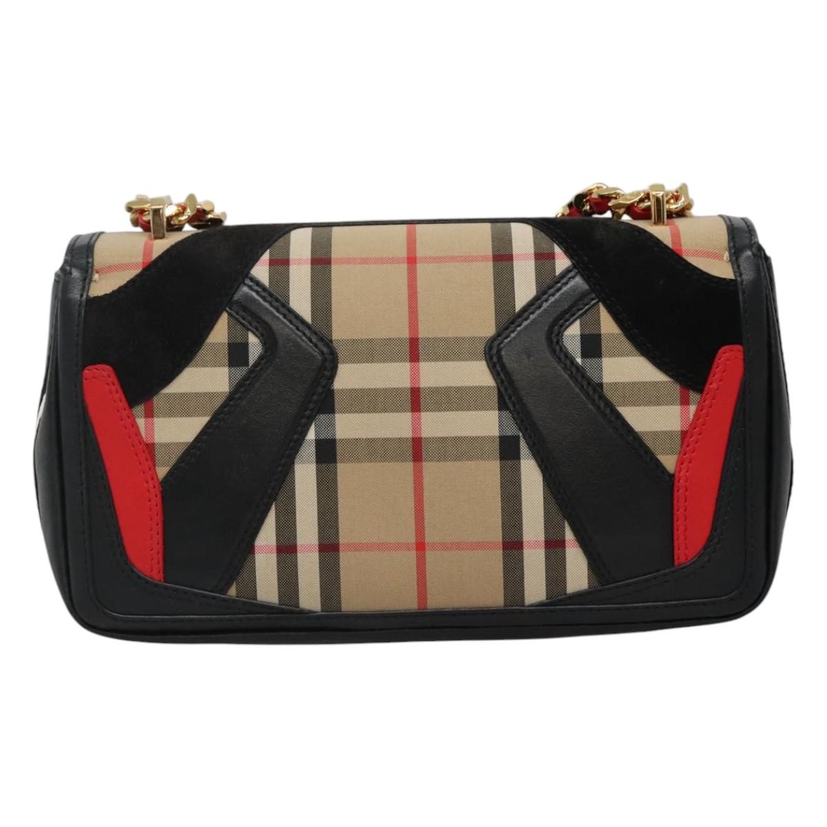 Burberry Tb Canvas Shoulder Bag (Pre-Owned)