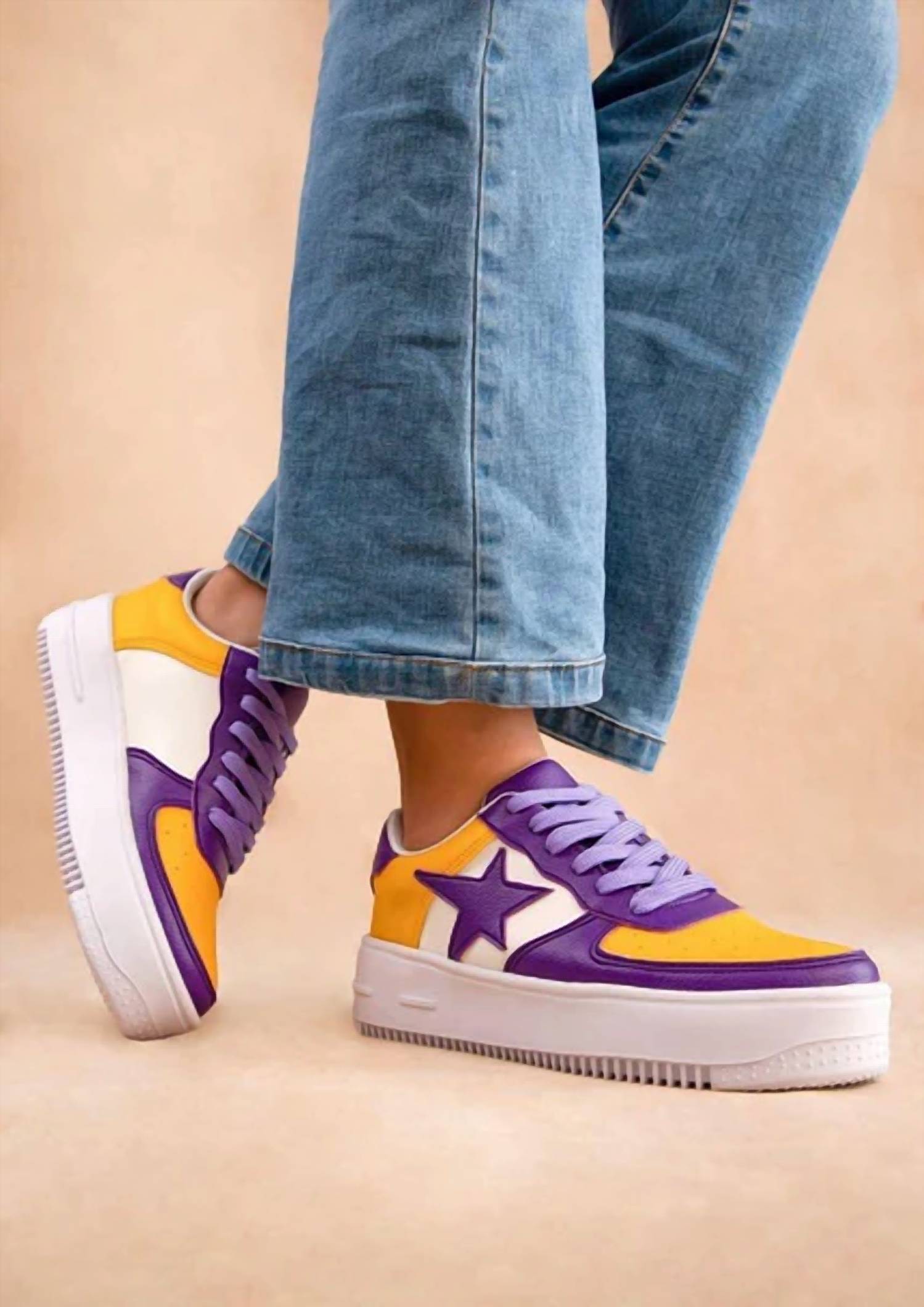 Shop Maker's Purple Game Day Sneakers