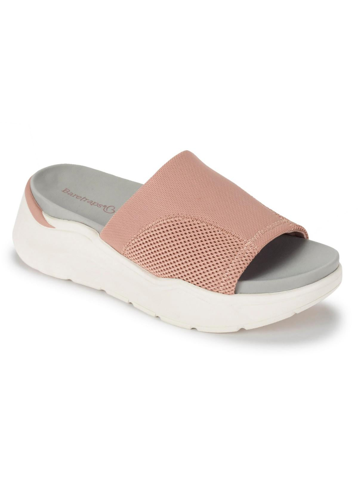 Baretraps Whisper Womens Mesh Slide Sandals In Pink