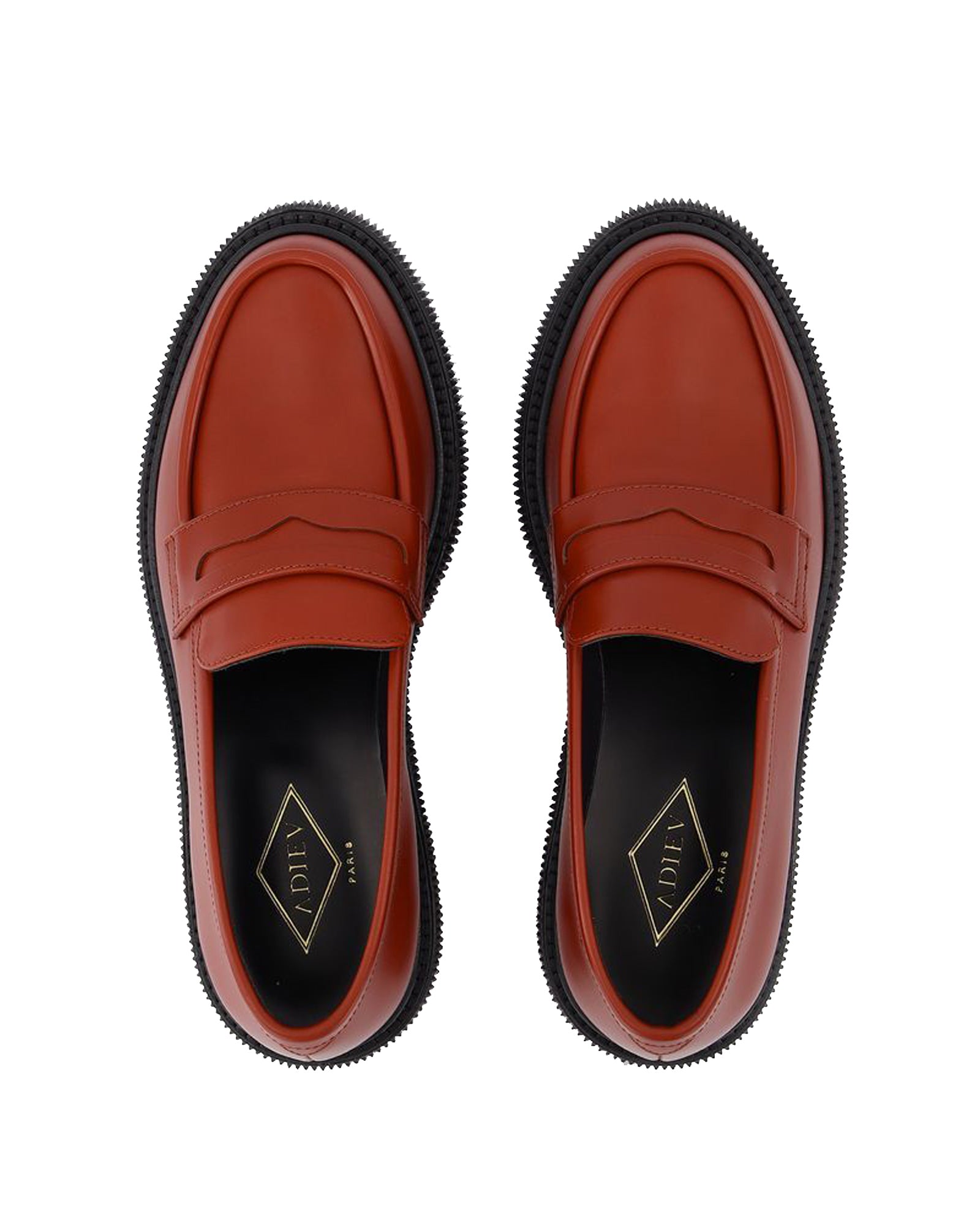 image of 159 Loafers  in Red Leather