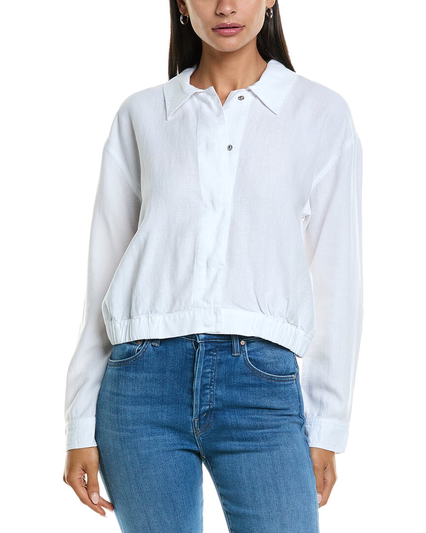 Splendid Cayden Linen-blend Jacket In Neutral