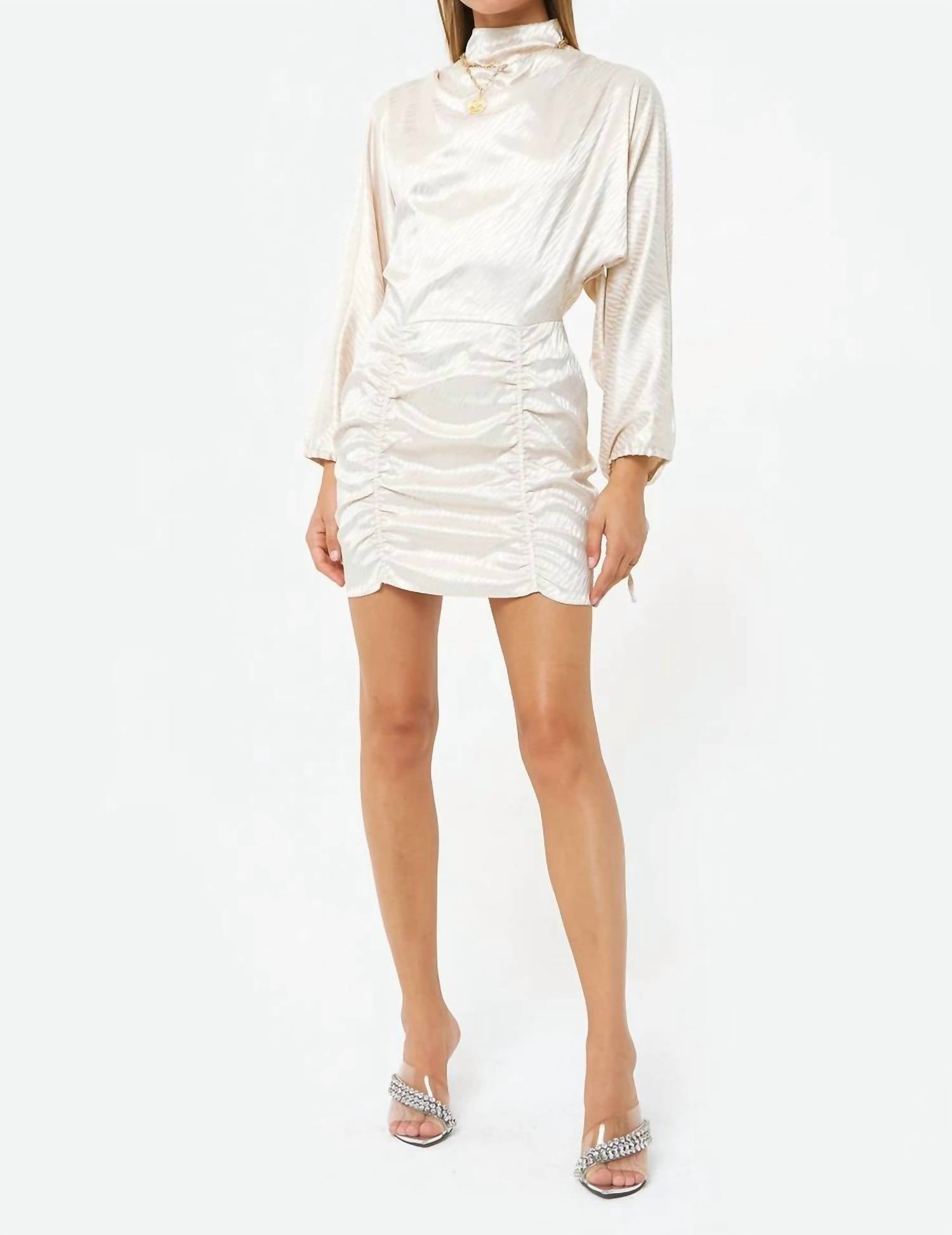 Shop 4si3nna Jolene Dress In Ivory In White