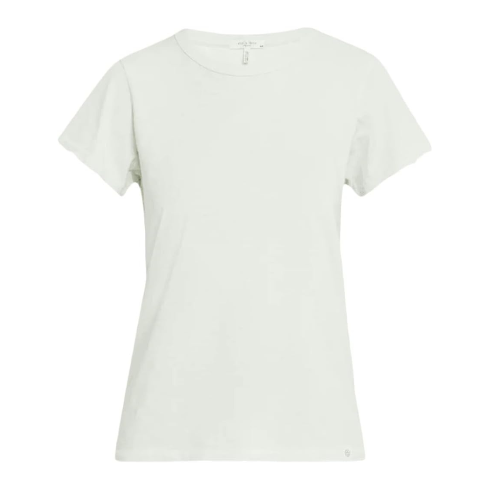 Rag & Bone Slub Crewneck Tee In Green