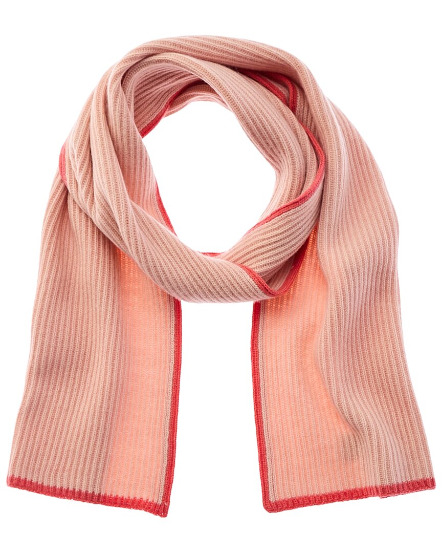 Portolano Cashmere Scarf In Pink