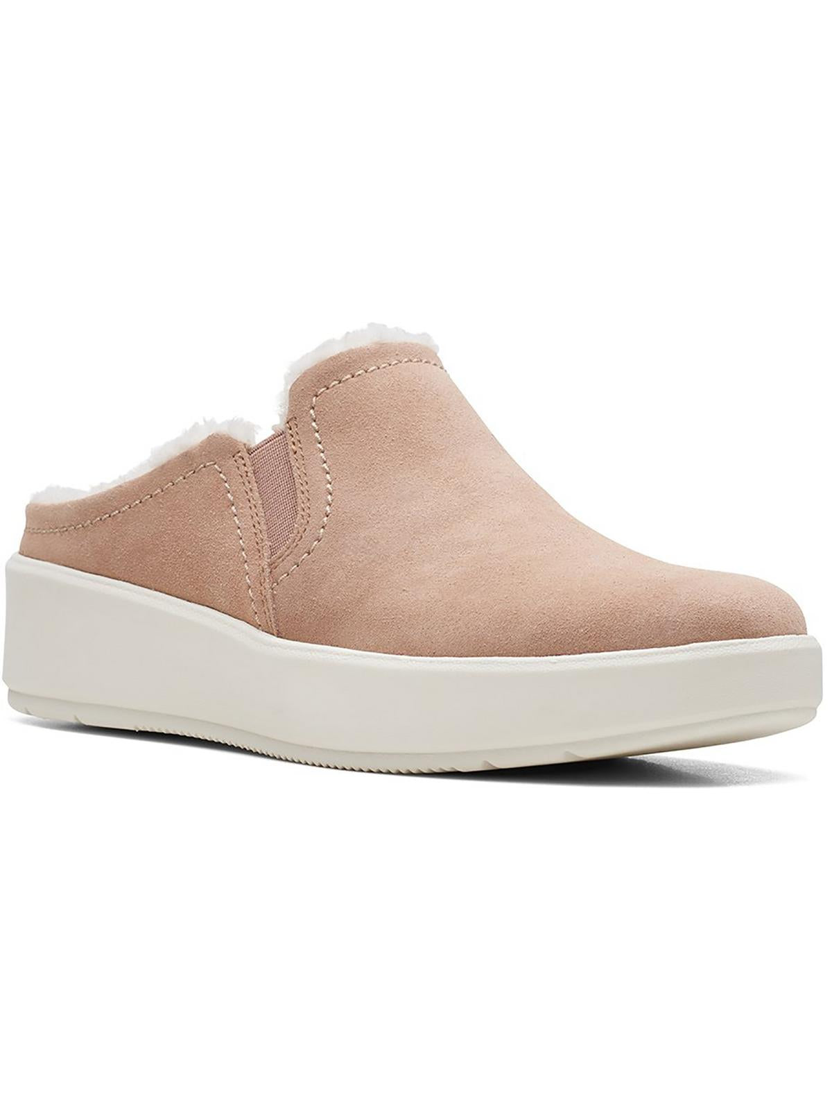 Shop Clarks Layton Gem Womens Suede Backless Slip-on Sneakers In Multi