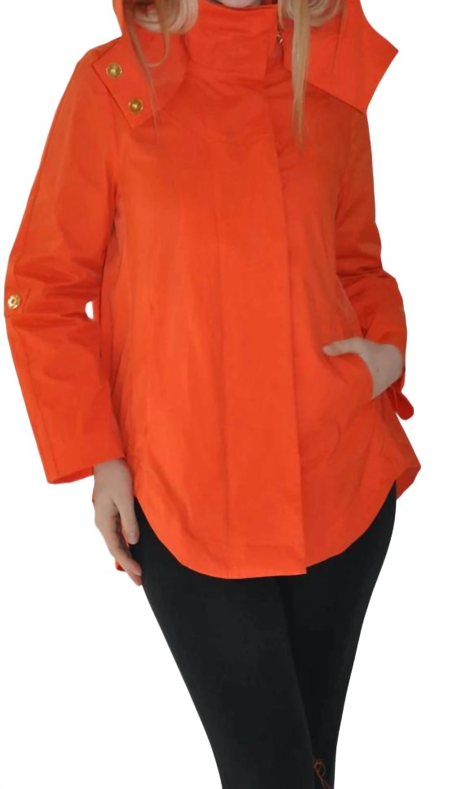 Shop Ciao-milano Savina Jacket In Hermes Orange