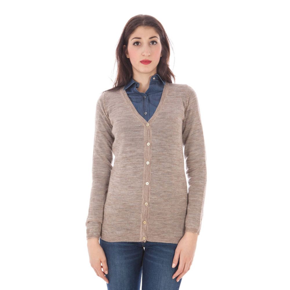 Fred Perry F Perry Wool Women's Sweater In Neutral