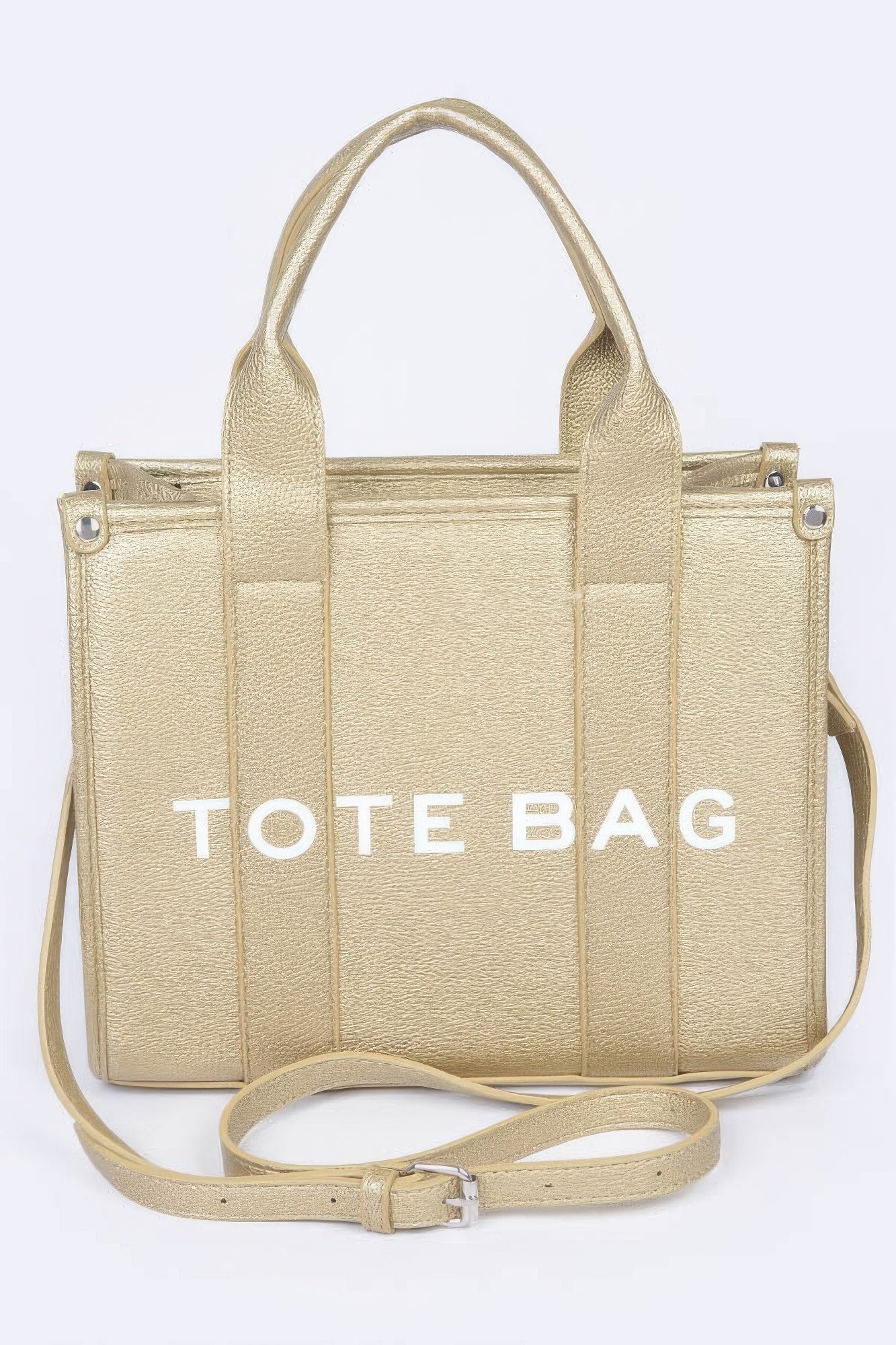 FASHNZFAB Women's Faux Leather Small Tote Bag