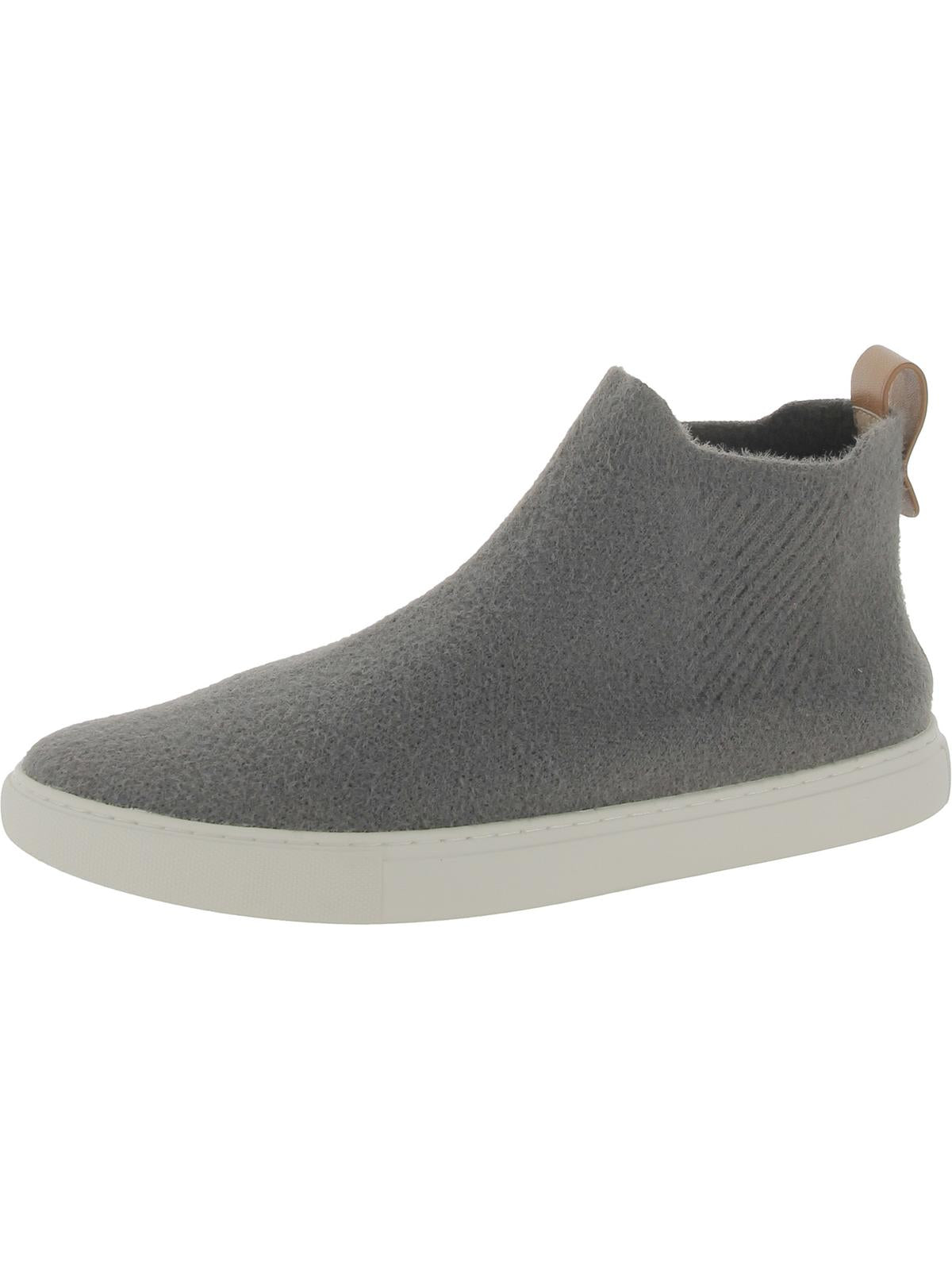 Shop Gentle Souls By Kenneth Cole Rory Mid Top Sneaker Womens Knit Slip On Casual And Fashion Sneakers In Grey