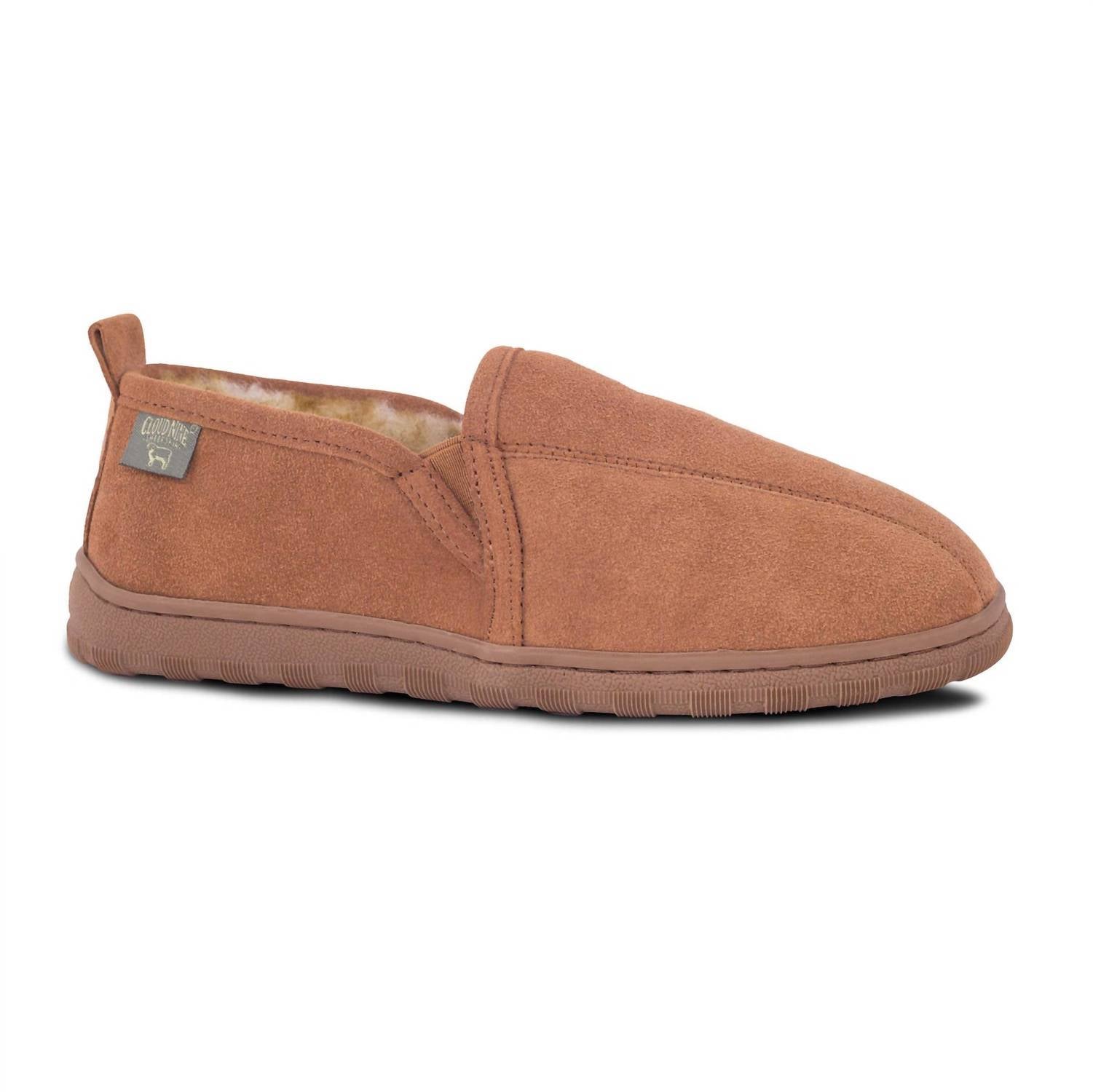 Shop Cloud Nine Men's Romeo Slippers In Chestnut In Pink