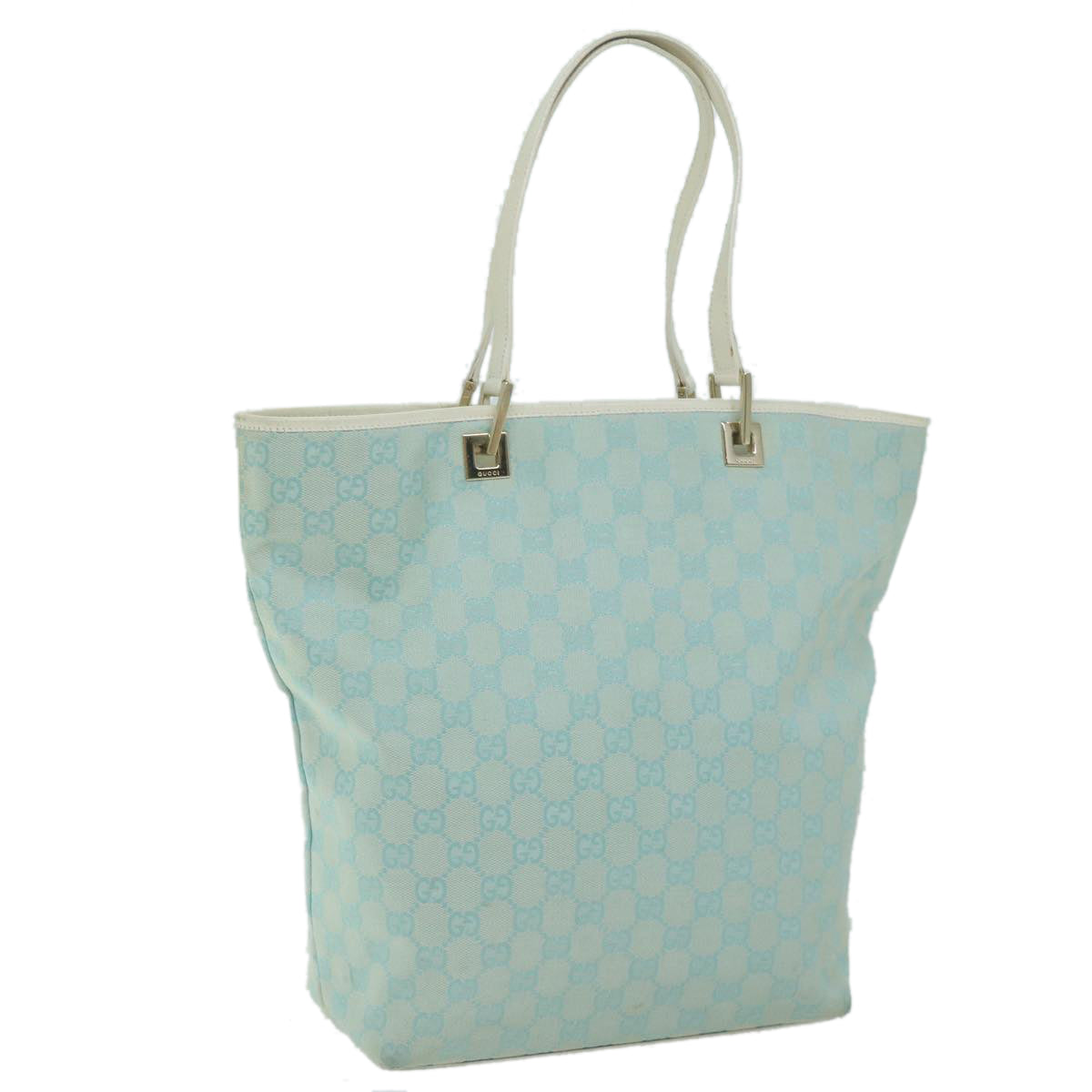 image of Gucci GG Canvas Tote Bag Light Blue