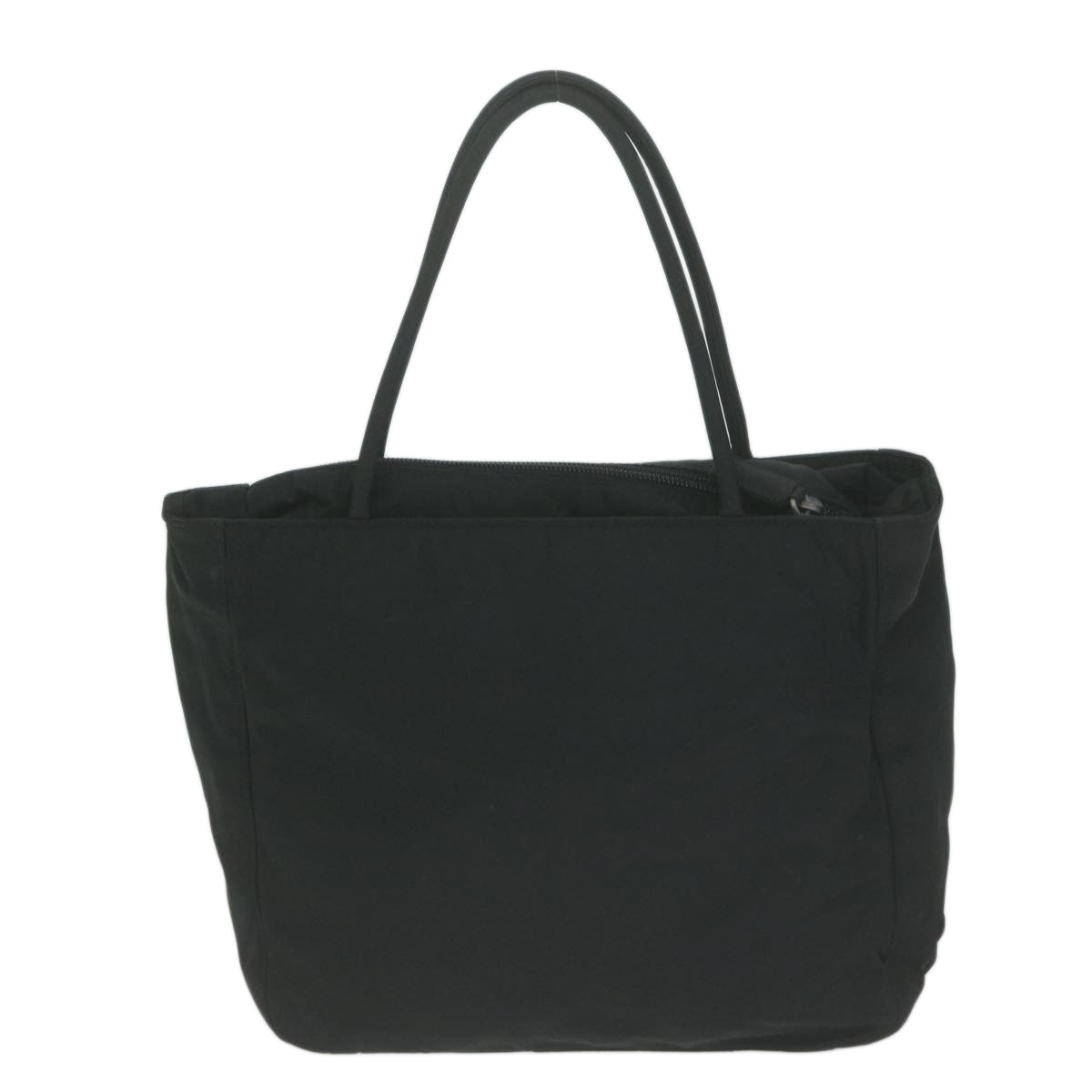 Shop Prada Tessuto Synthetic Handbag () In Black