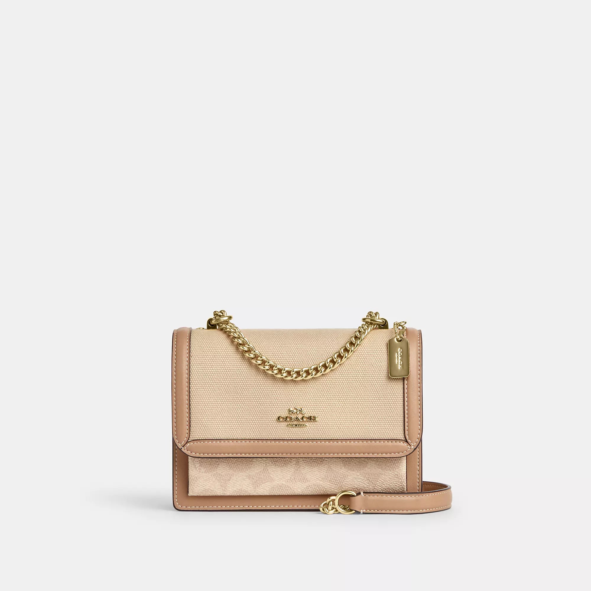 Coach Outlet Mini Klare Crossbody Bag In Colorblock Signature Canvas