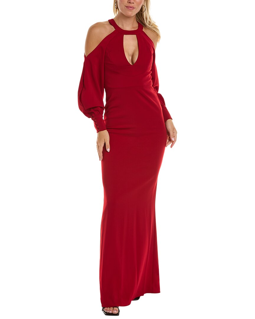 Issue New York Gown In Burgundy