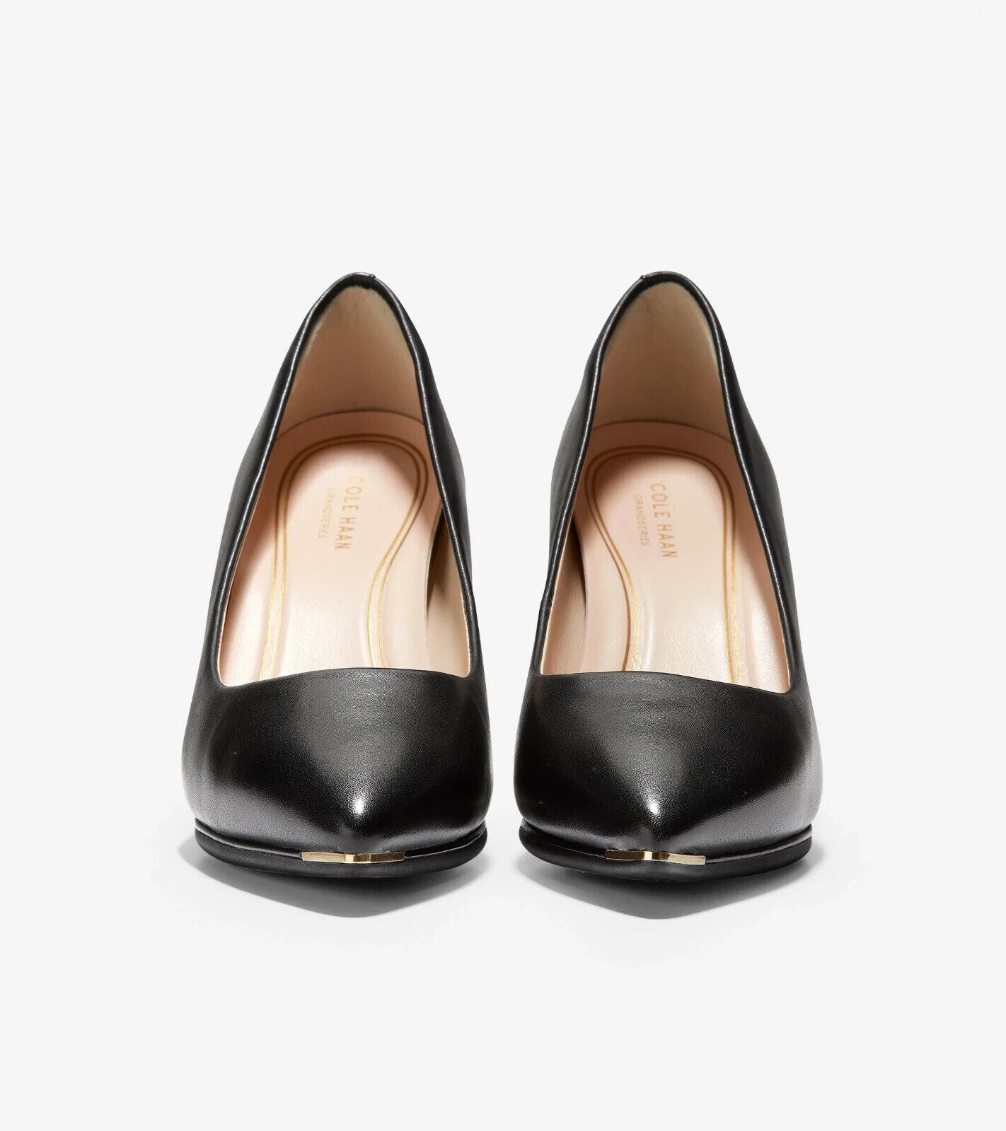 Cole Haan Grand Ambition Pump Women's US 9.5 Black Leather Stiletto Heel ZPO1324
