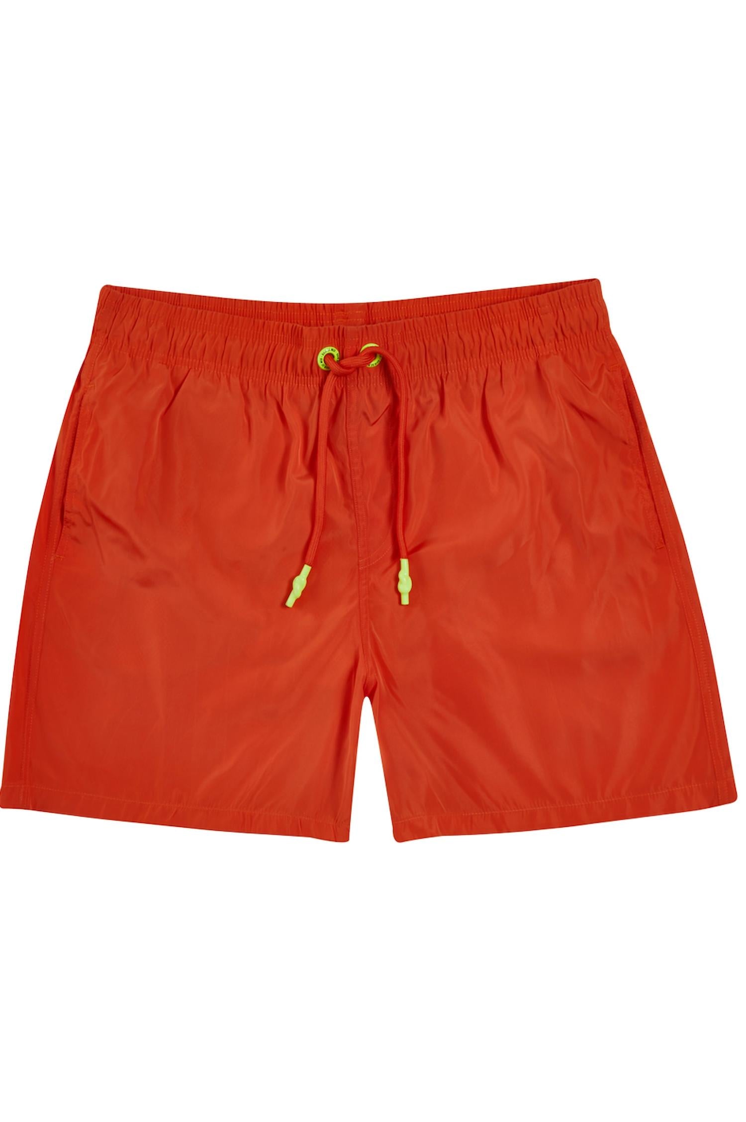 Bain De Mer Men's Plain Board Shorts In Orange