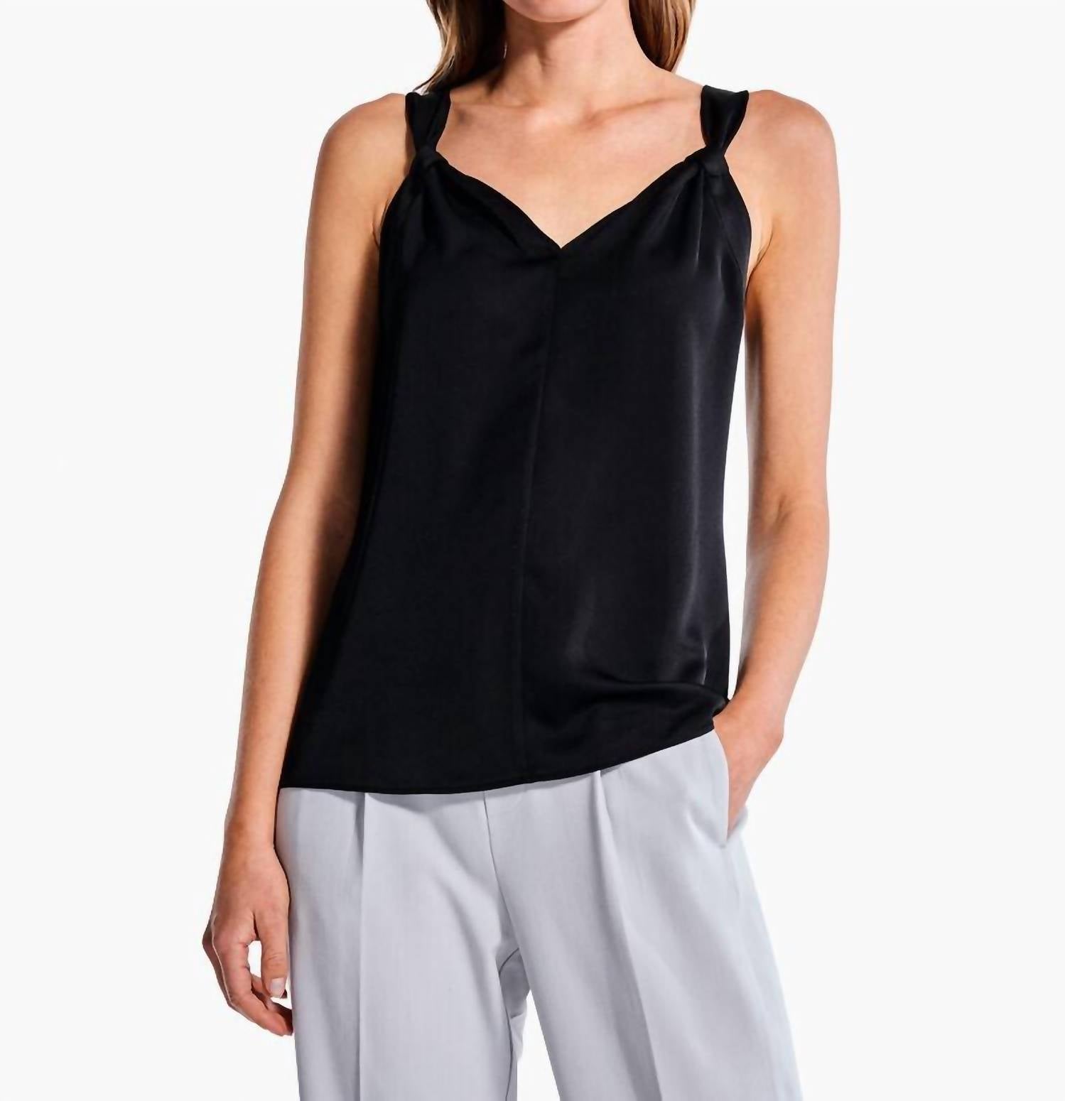 Shop Nic + Zoe Elevated Cami In Black Onyx