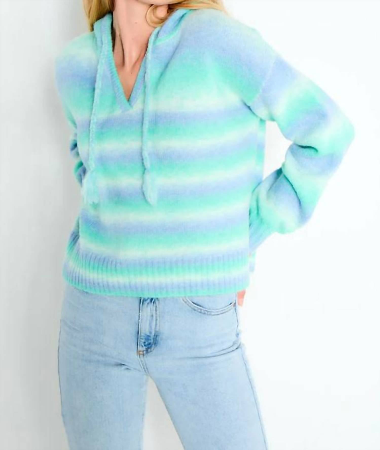 Shop Lisa Todd Color Cloud Sweater In Blue Dream