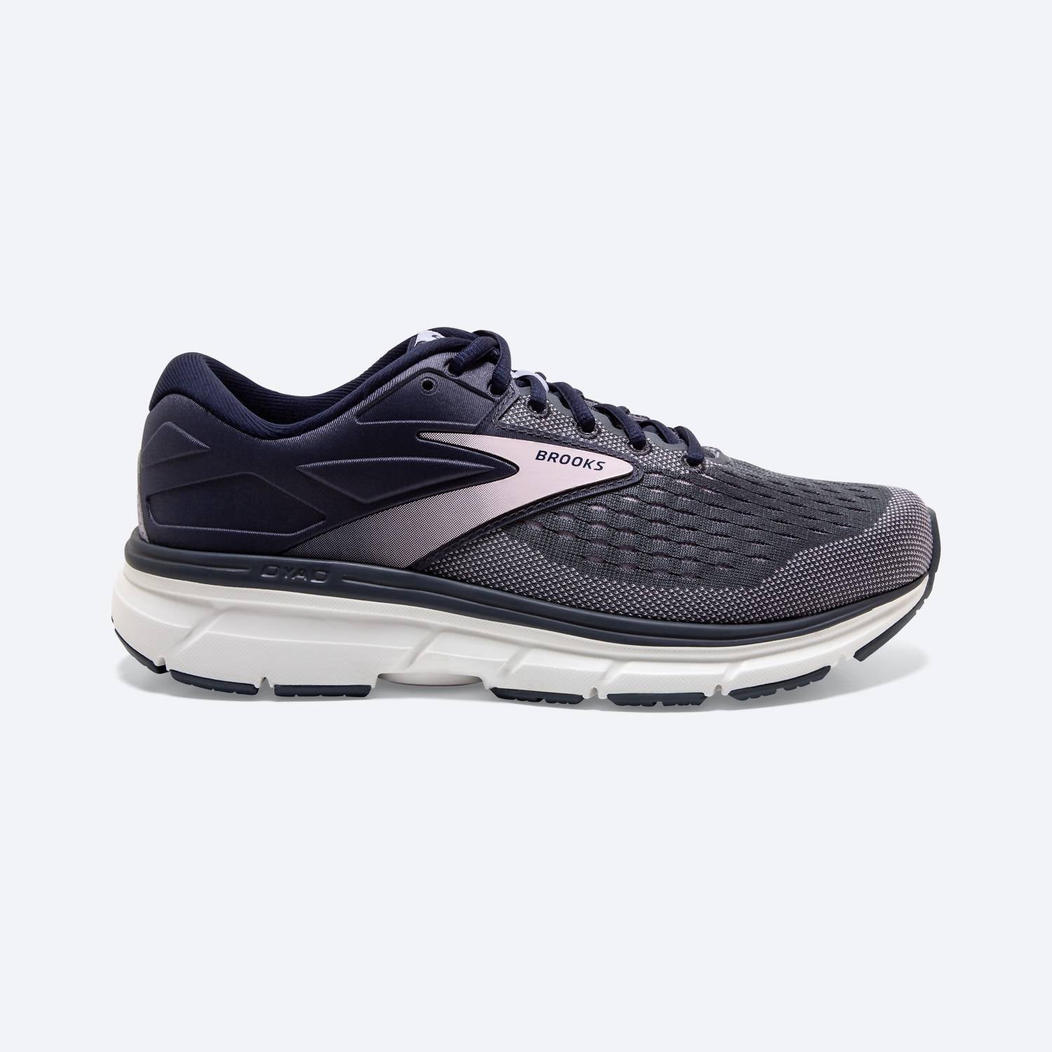 Shop Brooks Women's Dyad 11 Running Shoes - D/wide Width In Ombre/primrose/lavender In Black