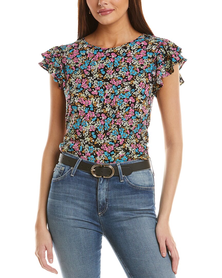 Cece Ruffle Sleeves Top