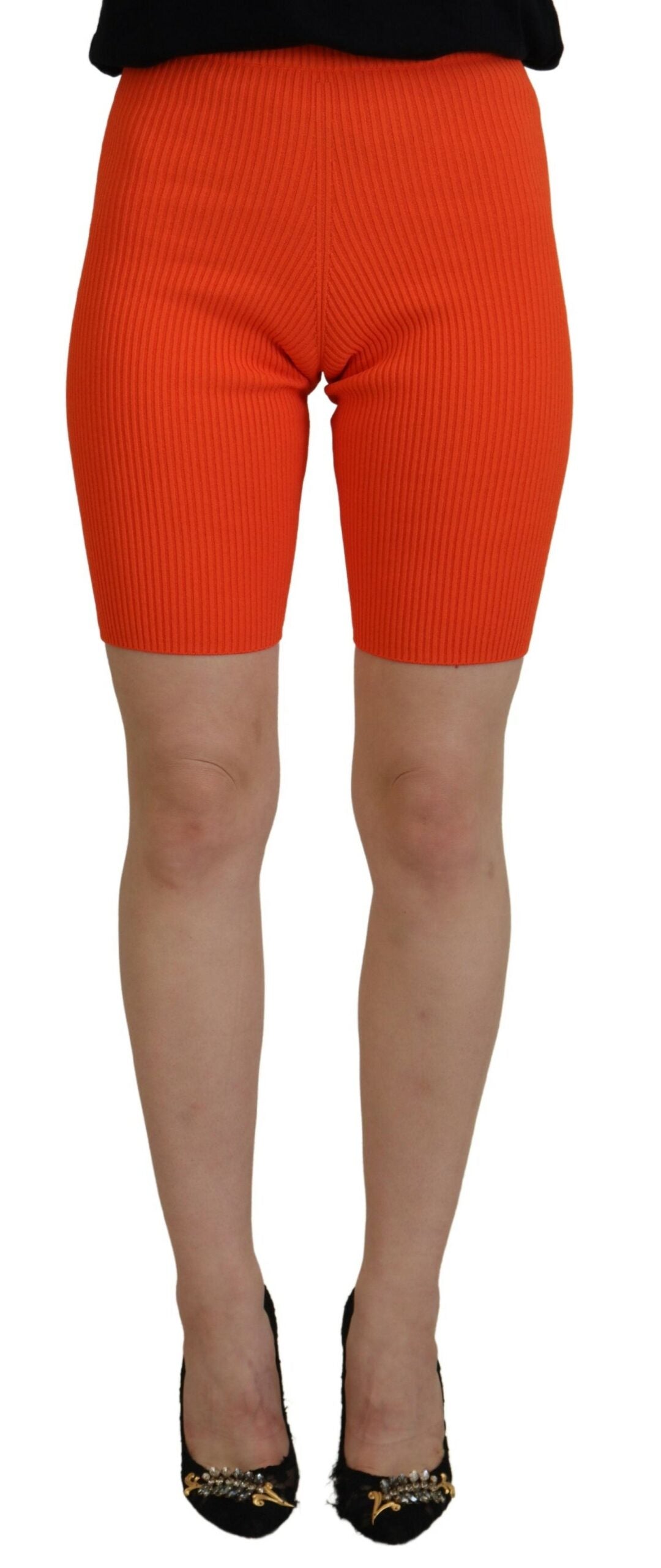 Dsquared2 Dsqua² Viscose Mid Waist Slim Fit Bermuda Women's Shorts In Red
