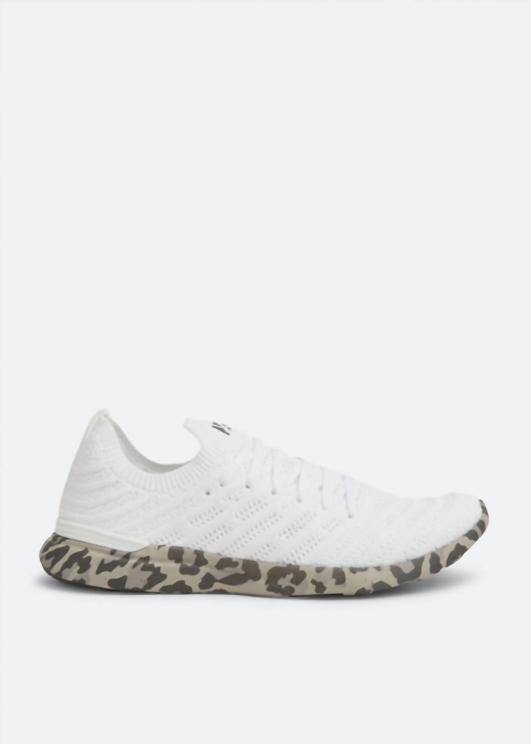 Apl Athletic Propulsion Labs Women's Techloom Wave Sneakers In White/asteroid/leopard In Multi