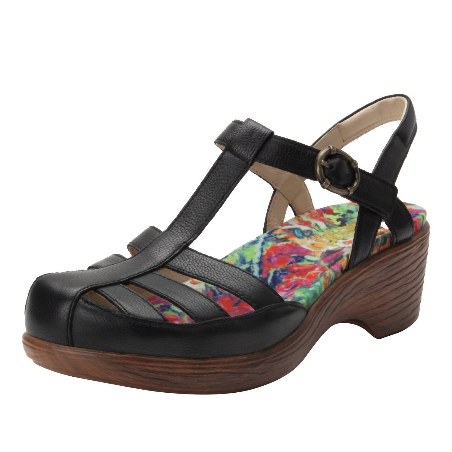 Alegria Women's Summer Sandal In Black