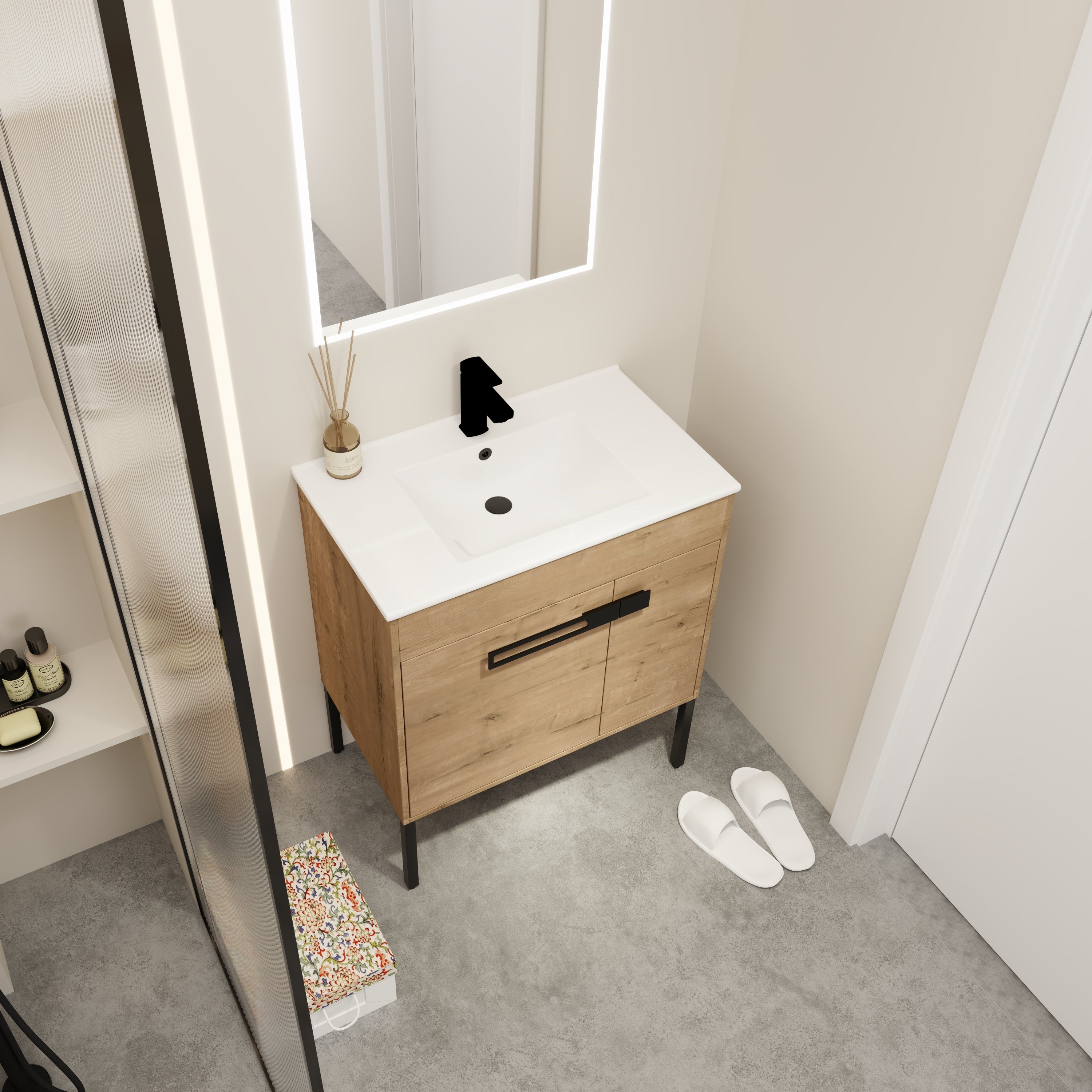 Streamdale 30" Freestanding/Floating Vanity with Sink