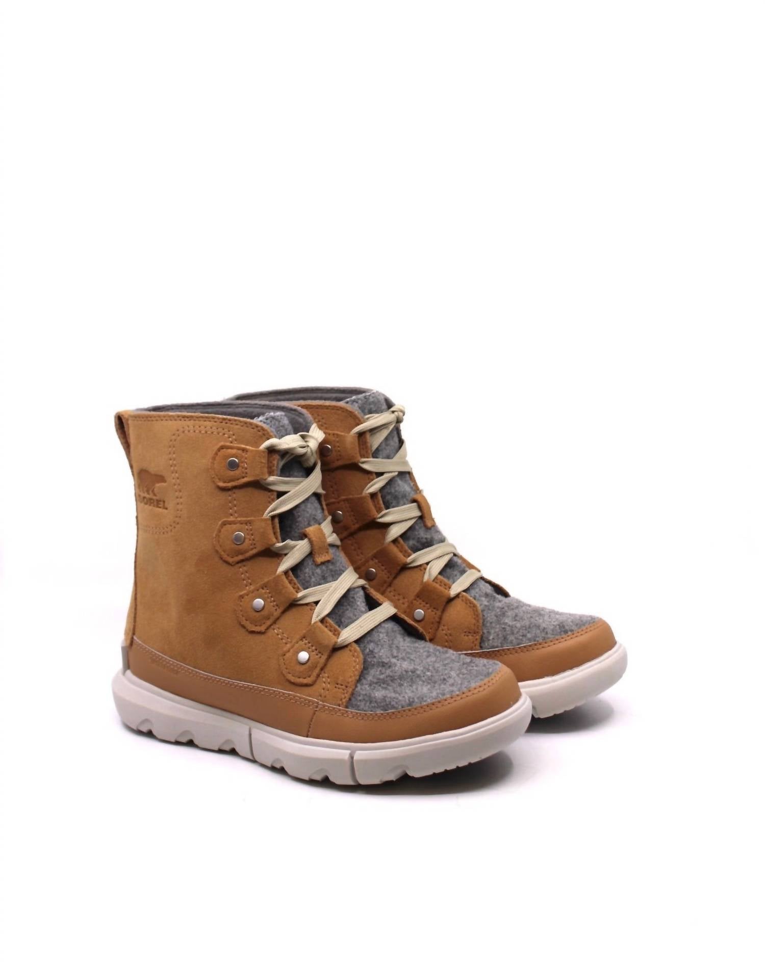 Shop Sorel Joan Ankle Boots In Tawny Buff/moonstone In Brown