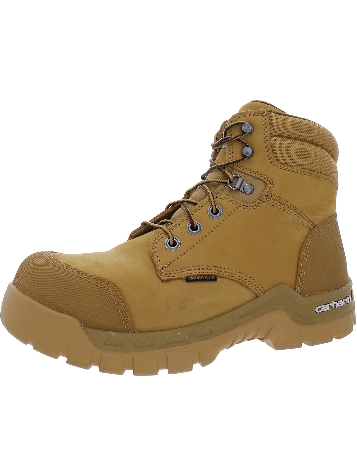Carhartt Mens Leather Work & Safety Boots In Gold