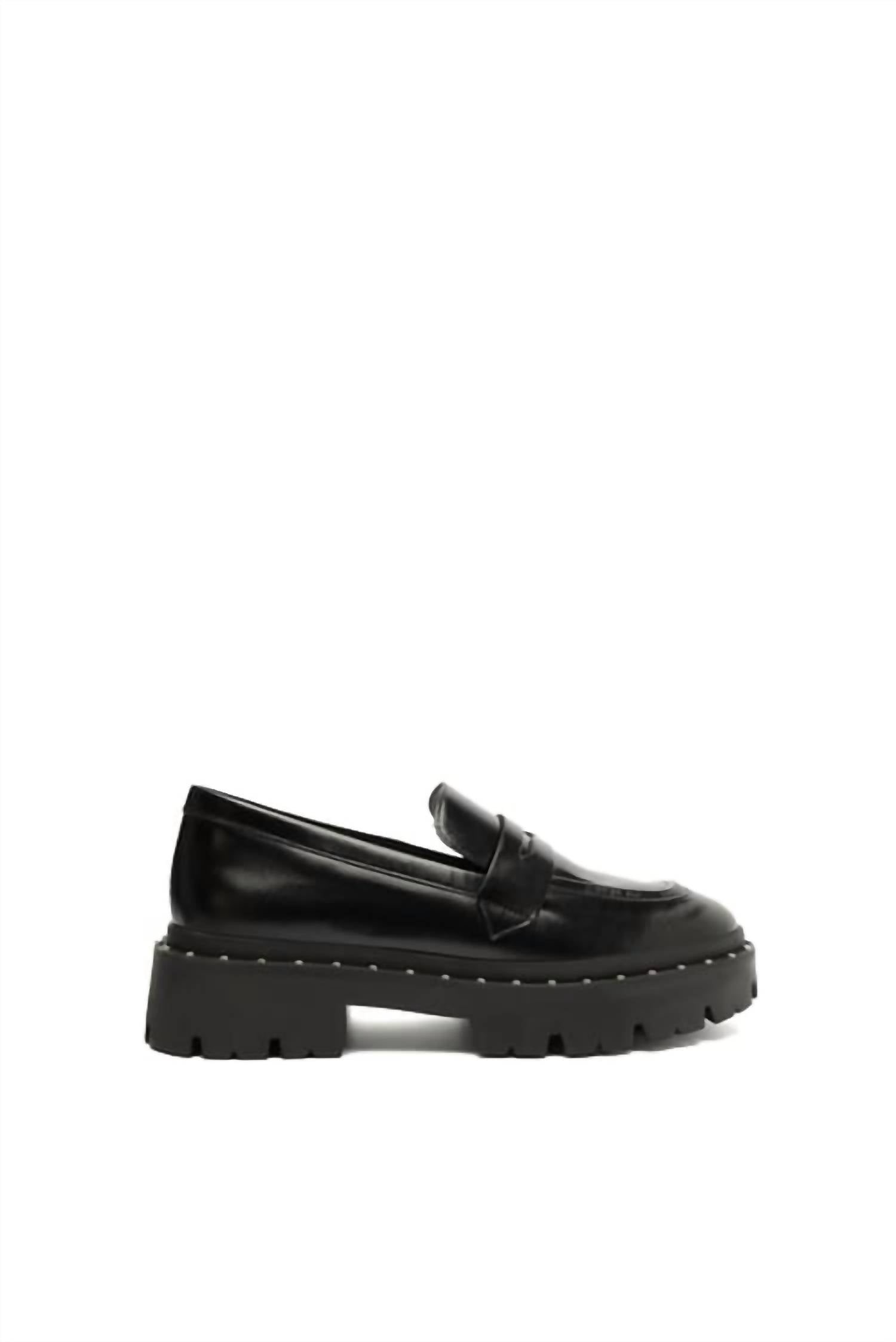 Schutz Women's Christie Studs Loafer In Black