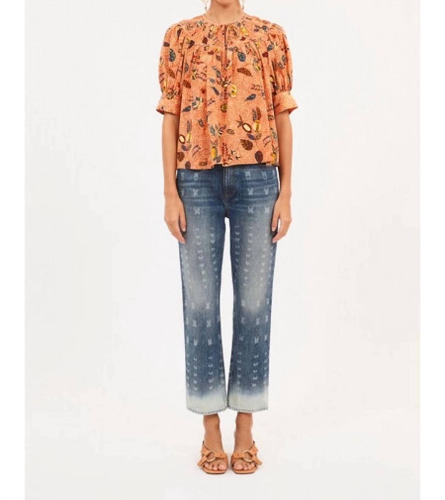 Ulla Johnson Shea Top In Cherry Blossom In Pink