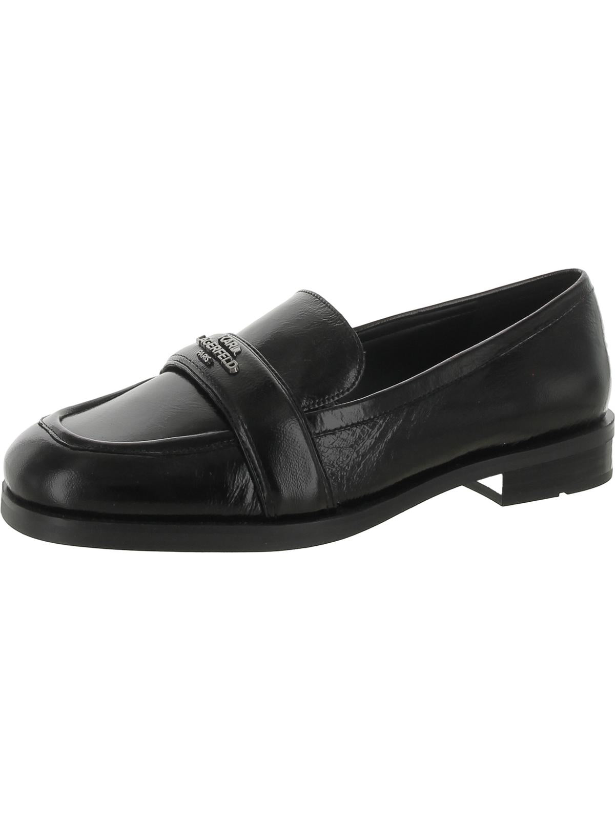 Karl Lagerfeld Madlen Womens Leather Loafers In Multi