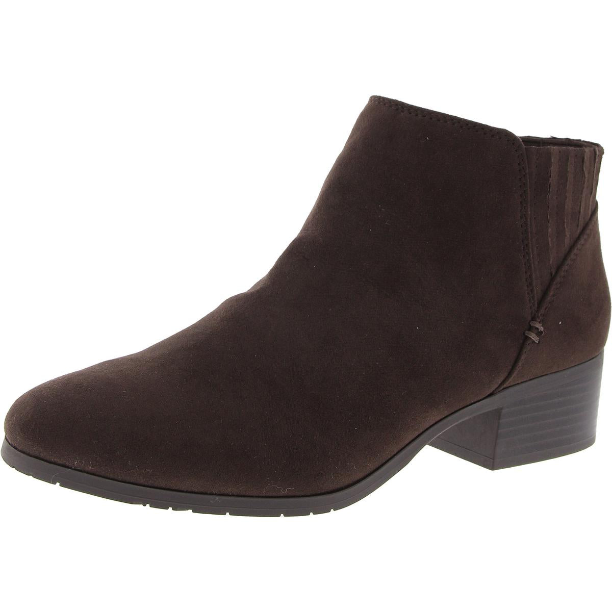 Kenneth Cole Reaction Shea Womens Zipper Faux Suede Ankle Boots In Multi