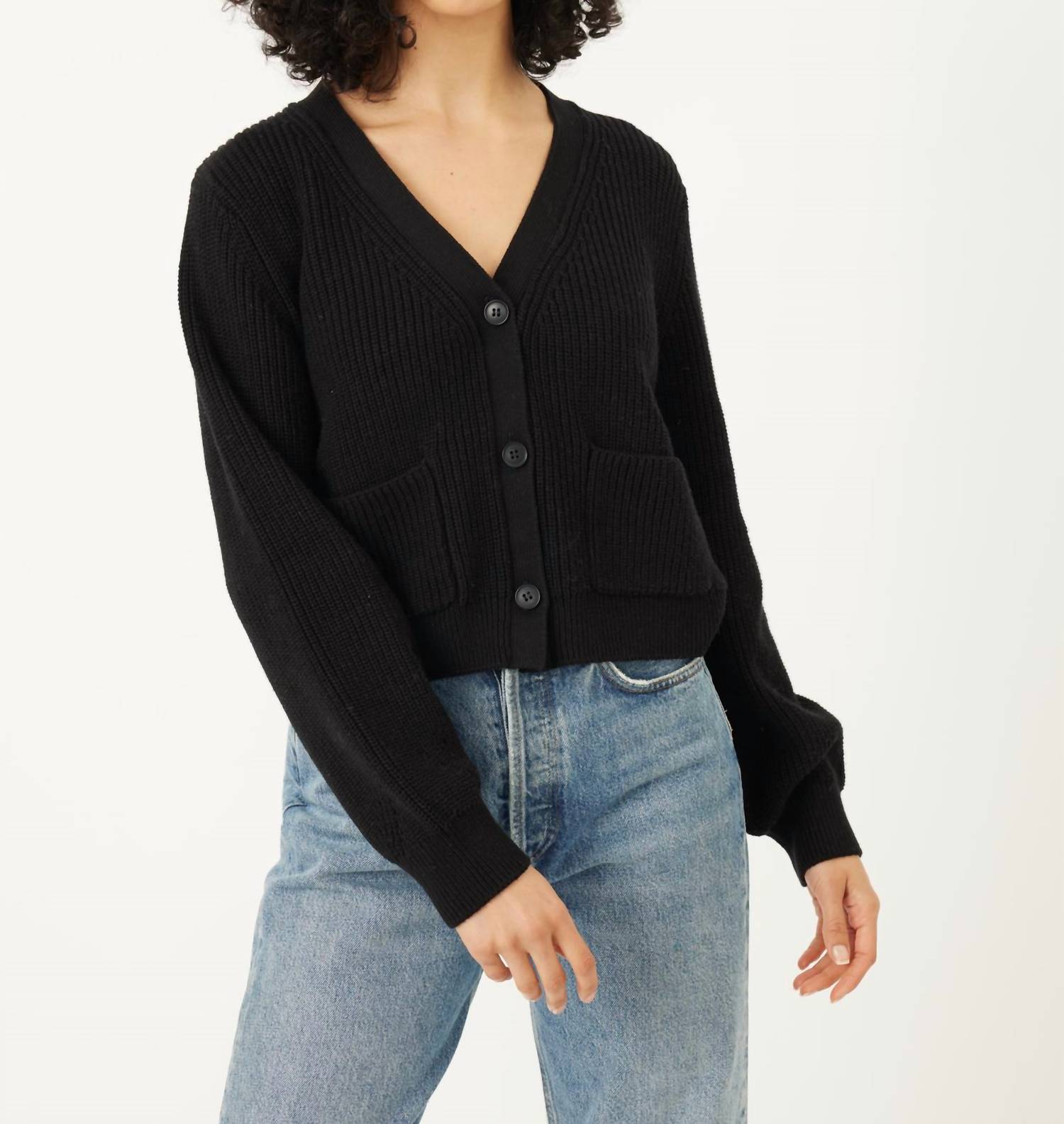 Shop Stitches & Stripes Lucy Cardigan In Black