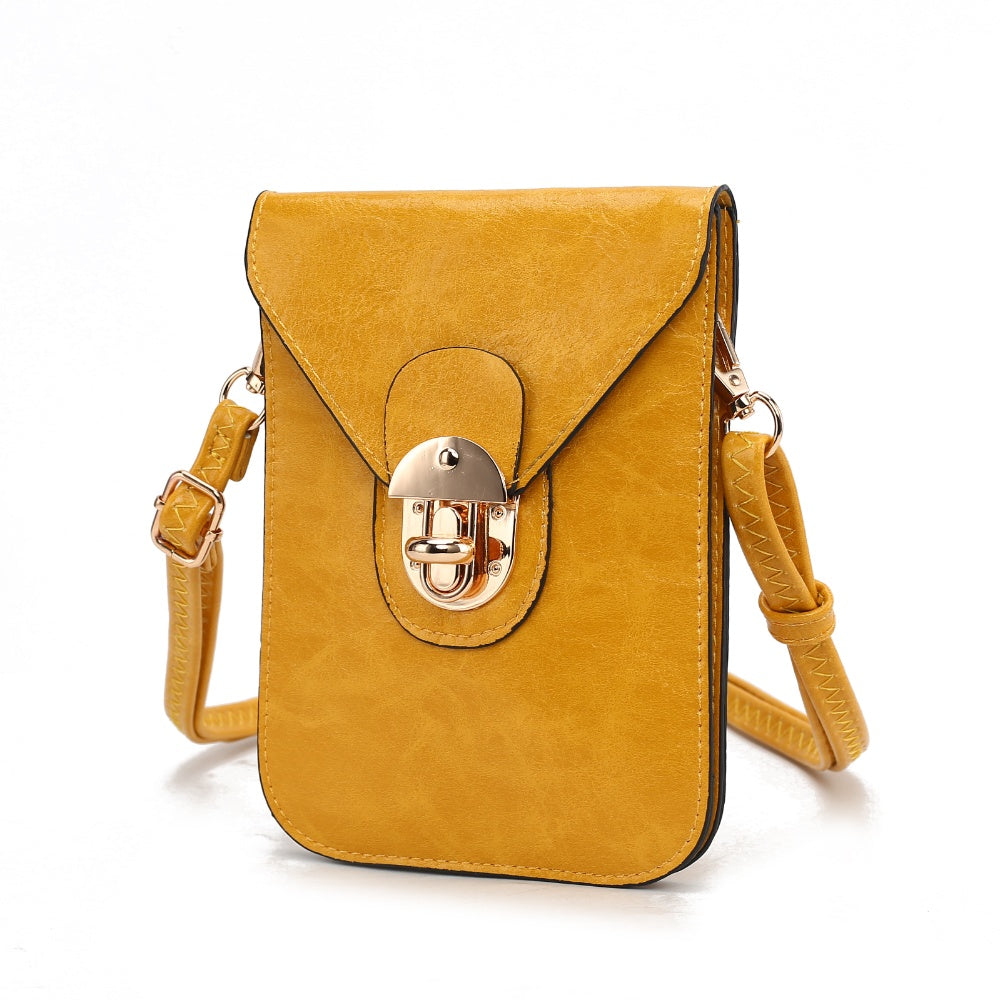 Shop Mkf Collection By Mia K Havana Women's Phone Crossbody Bag By Mia K In Yellow