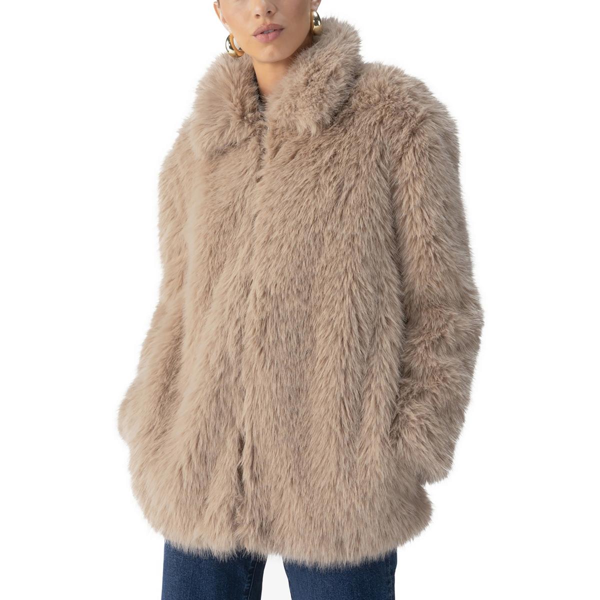 Sanctuary Carmen Faux Fur Coat In Multi