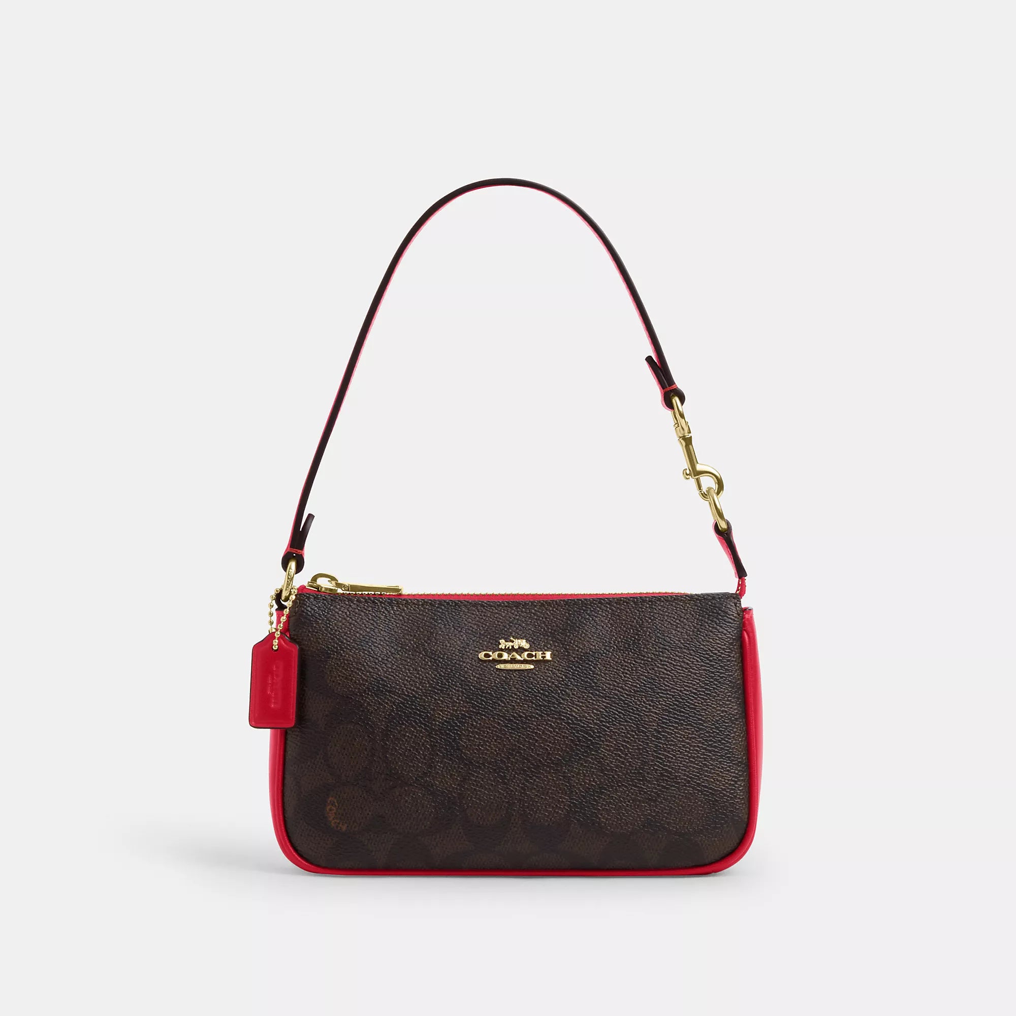 Coach Outlet Nolita 19 In Colorblock Signature Canvas In Multi