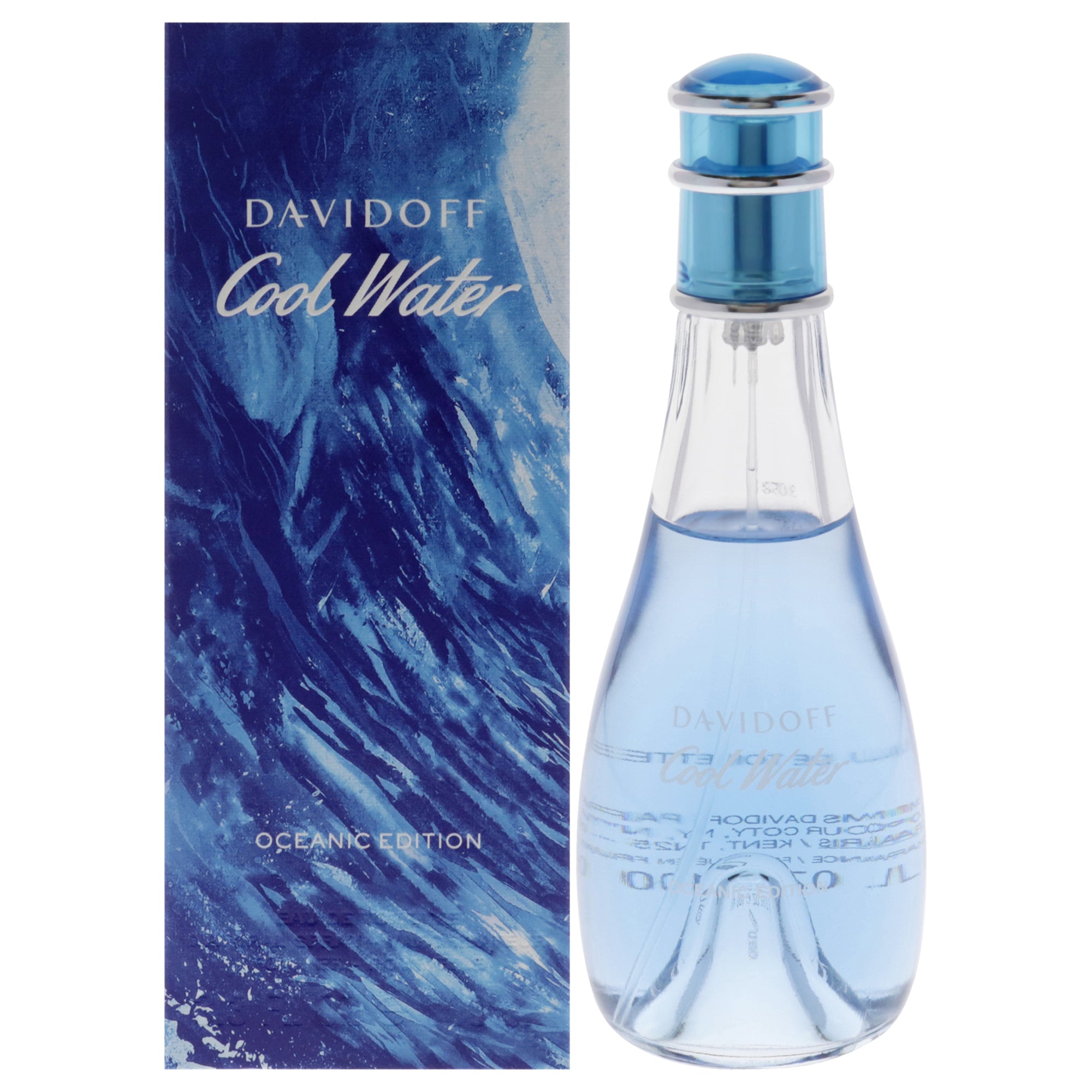 Davidoff Cool Water Oceanic Edition By  For Women - 3.3 oz Edc Spray In White