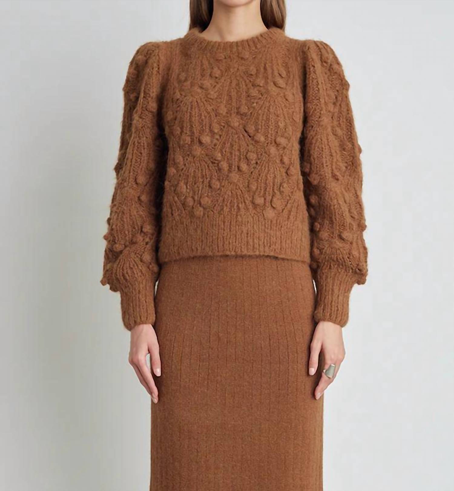 Eleven Six Marisa Sweater In Sienna In Brown